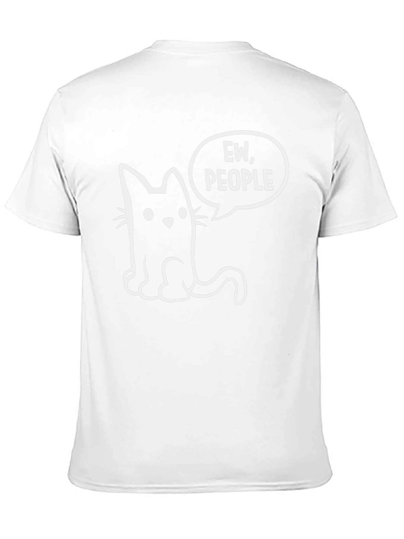 Ew People Cat T-Shirt - Funny Graphic Tee