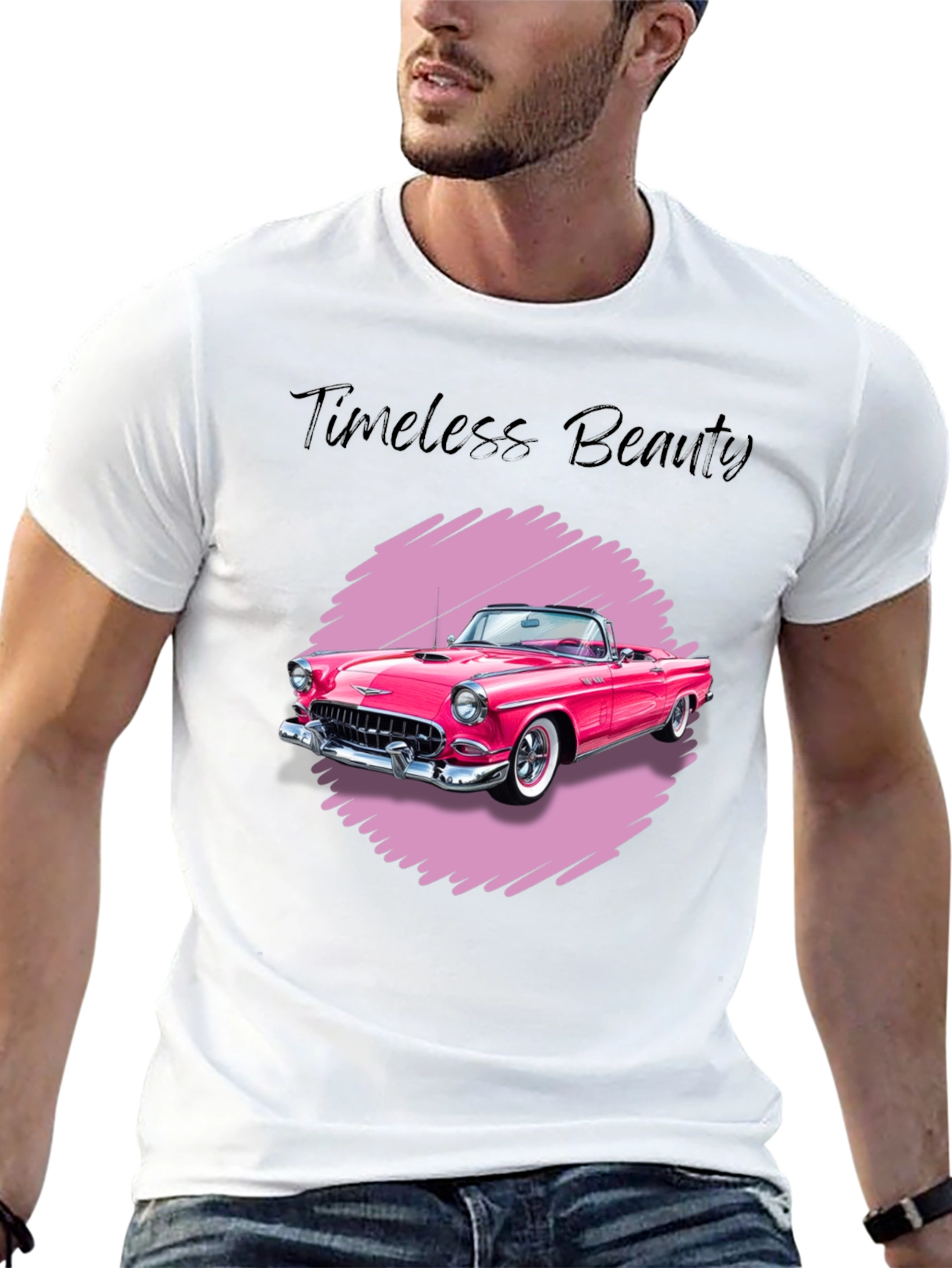 Timeless Beauty Classic Car Graphic Tee