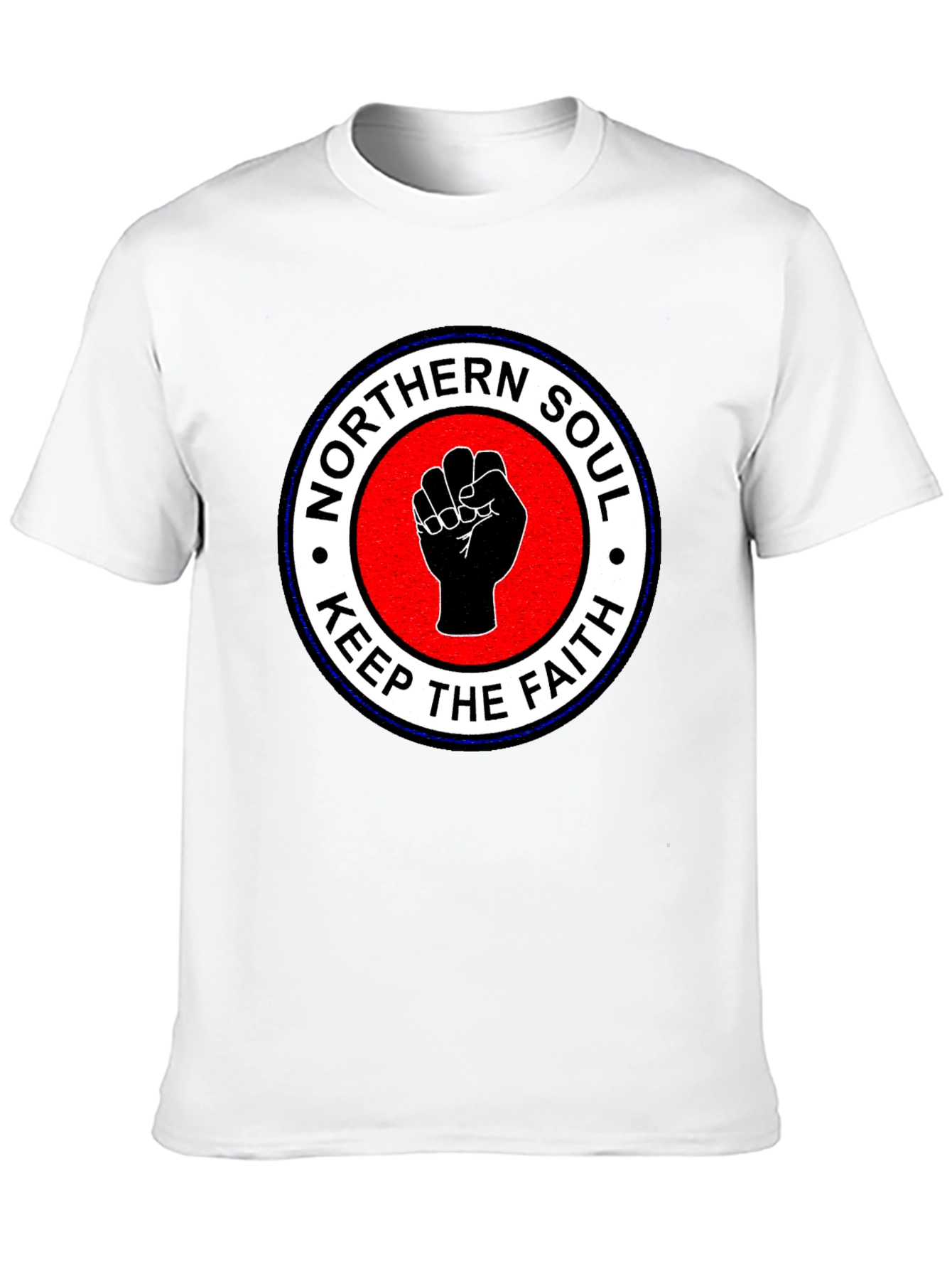 Northern Soul Keep The Faith Fist Graphic T-Shirt