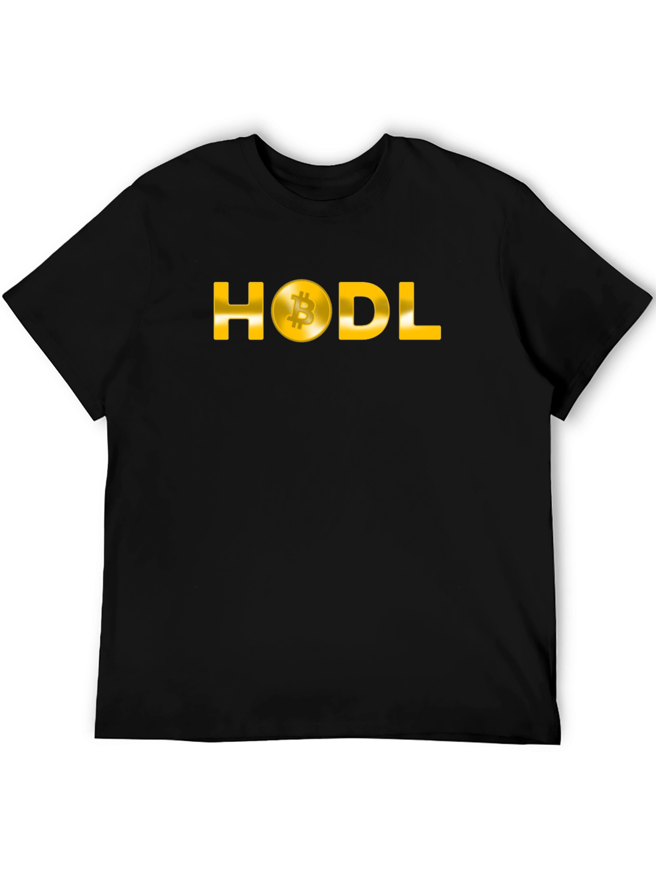 HODL Bitcoin Crypto Black T-Shirt