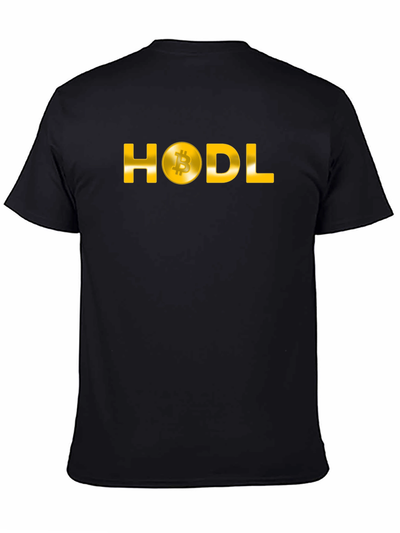 HODL Bitcoin Crypto Black T-Shirt