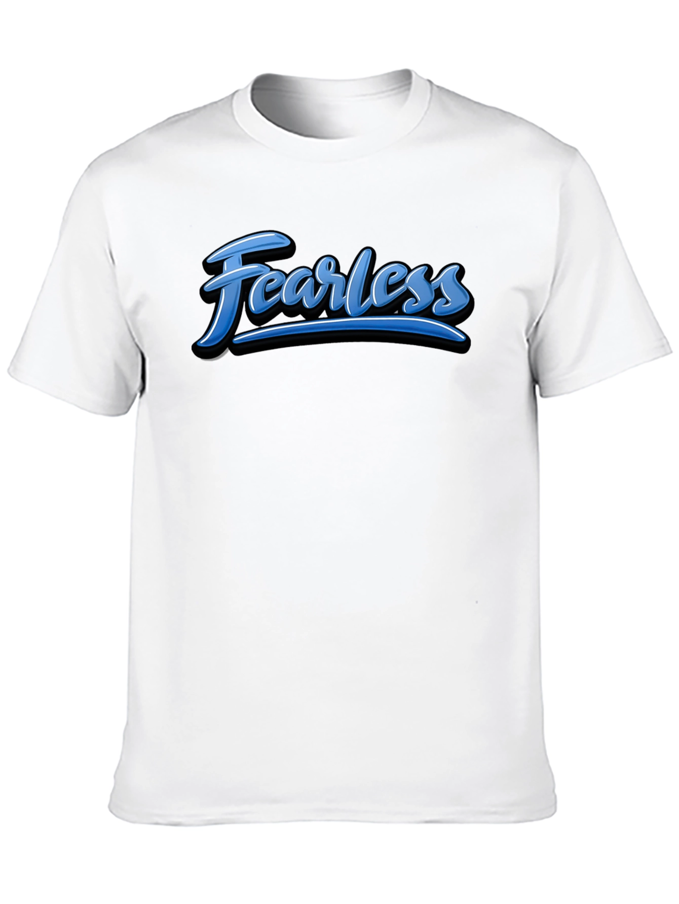 Fearless Graphic Tee - Stylish Mens Black T-Shirt