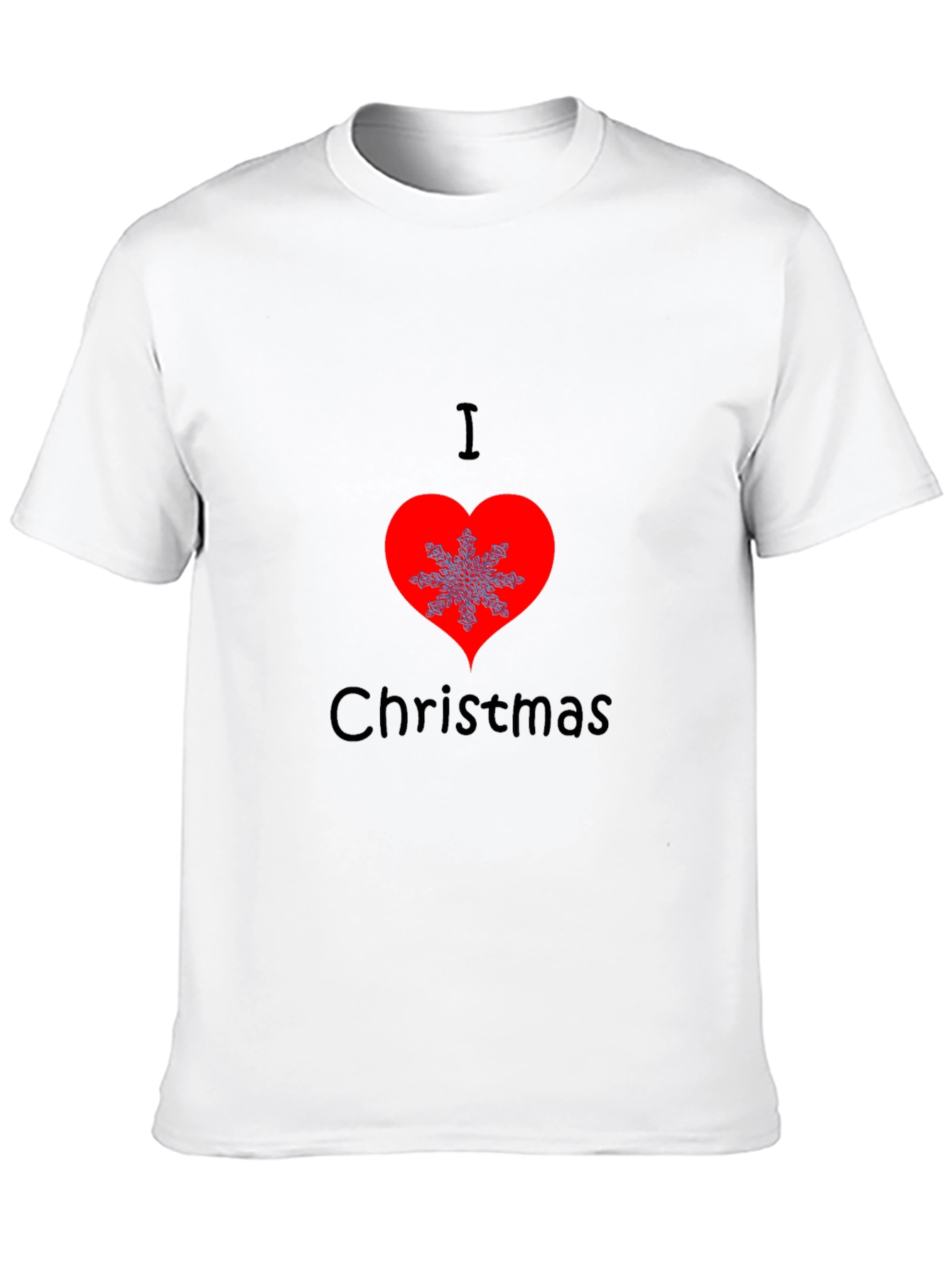I Love Christmas T-Shirt Holiday Graphic Tee