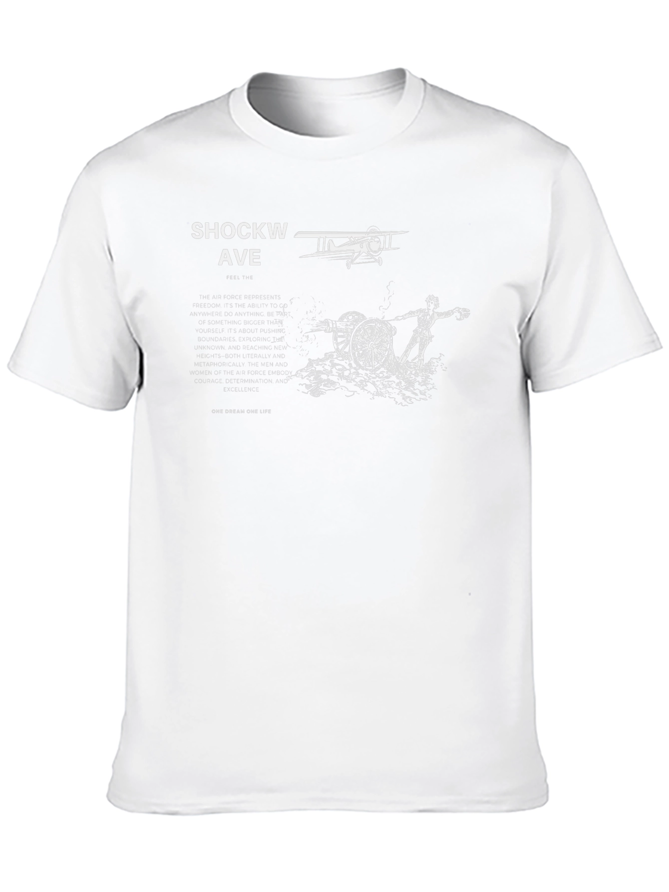 Shockwave Graphic Tee - Aviation Style