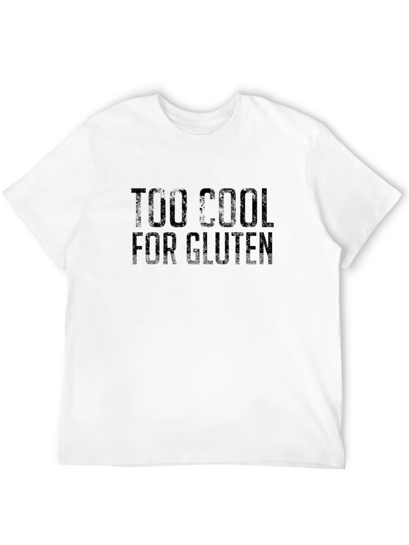 Too Cool For Gluten Black Graphic Tee
