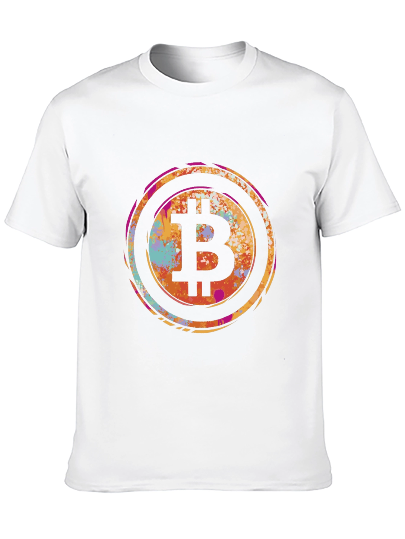 Bitcoin Splash Tee - Crypto Currency Style