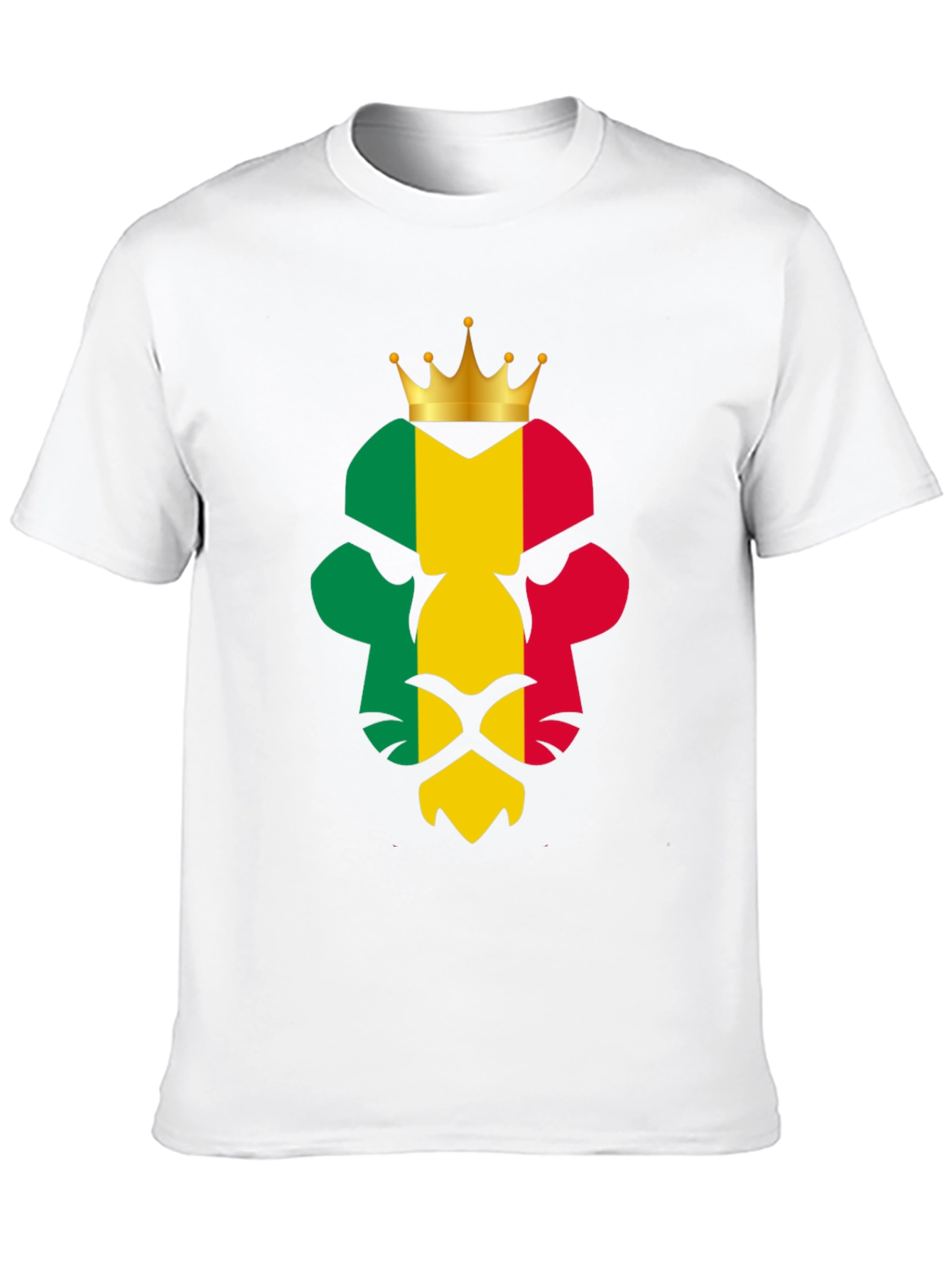 Rasta Lion King T-Shirt - Black Graphic Tee
