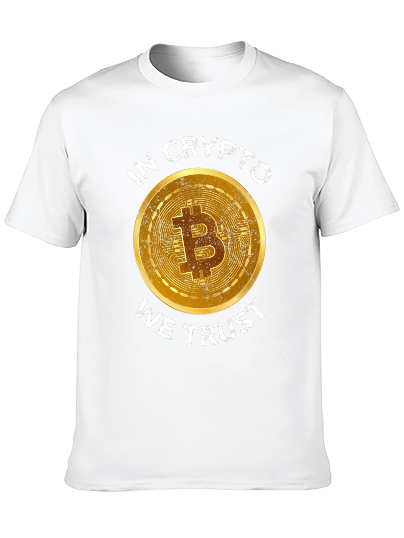 Crypto Bitcoin T-Shirt - In Crypto We Trust