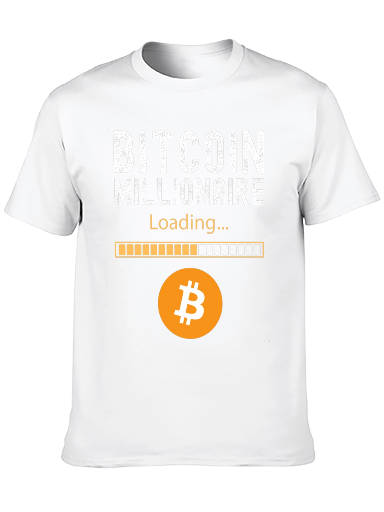 Bitcoin Millionaire Loading T-Shirt Crypto Fan Tee