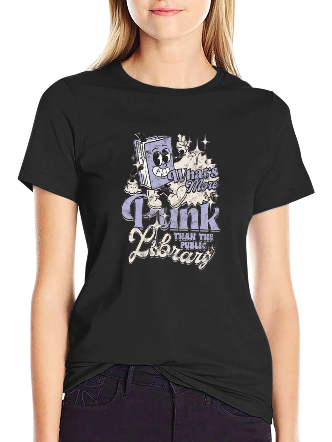 Funky Public Library T-Shirt