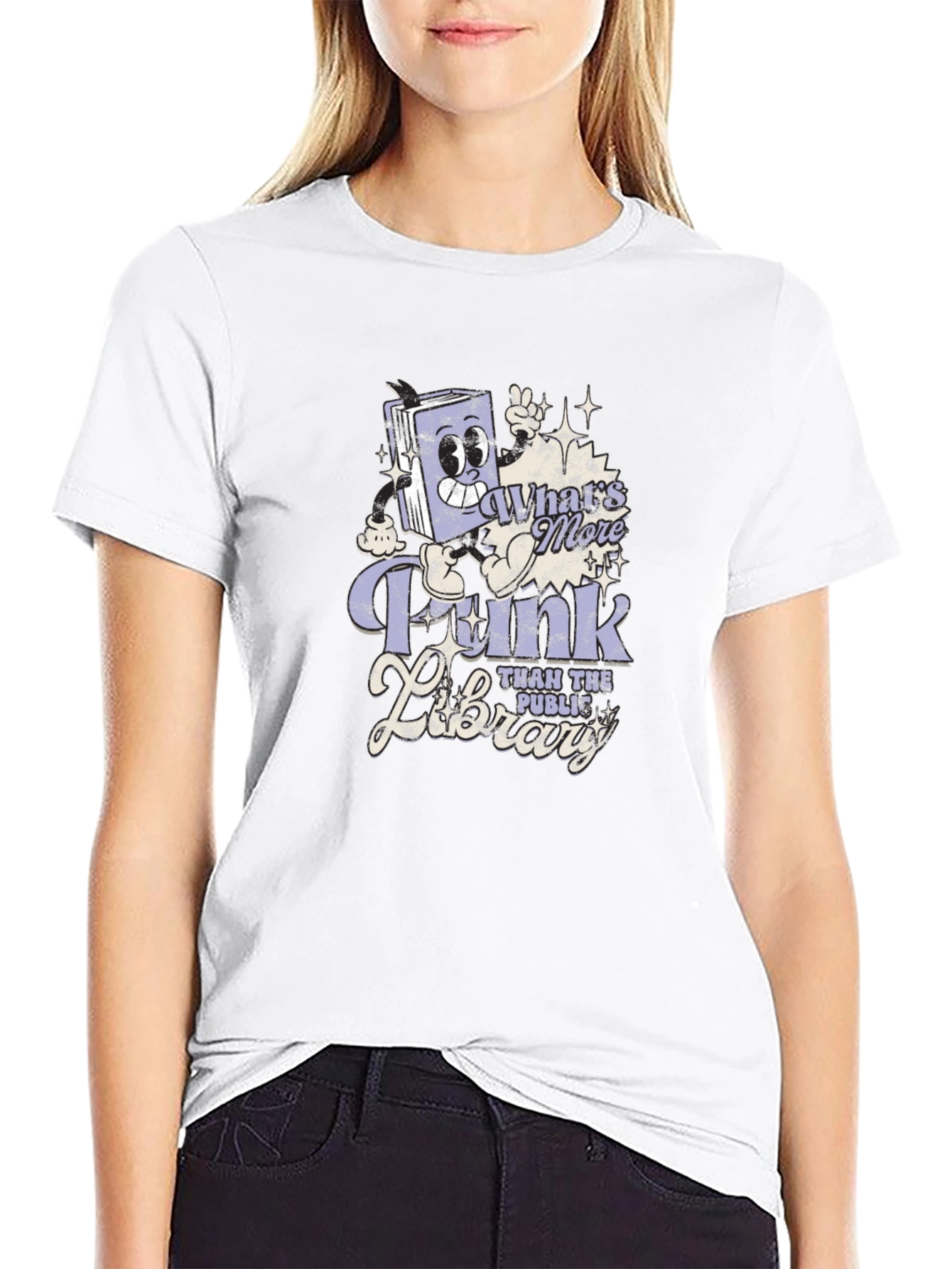Funky Public Library T-Shirt
