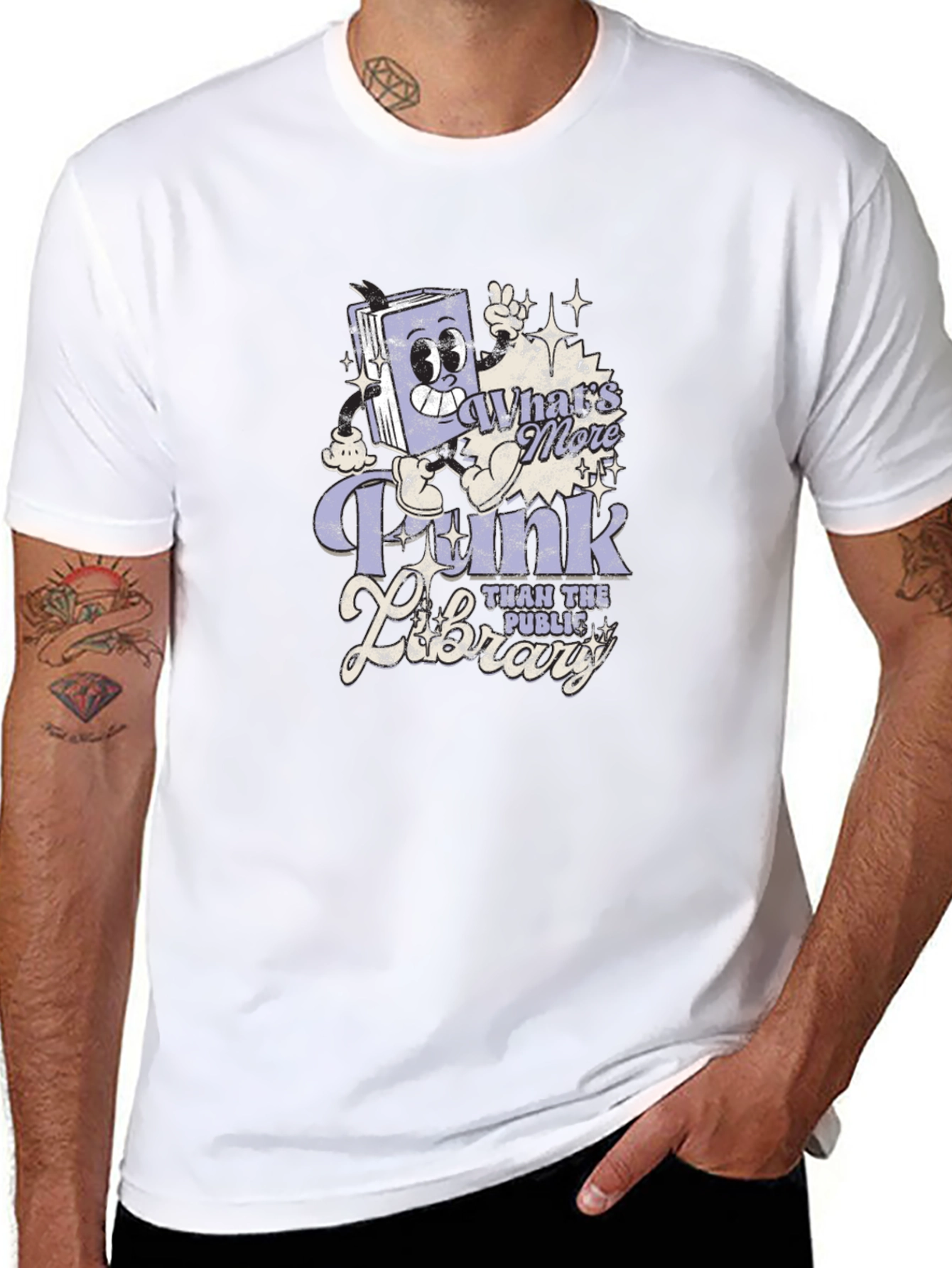 Funky Public Library T-Shirt