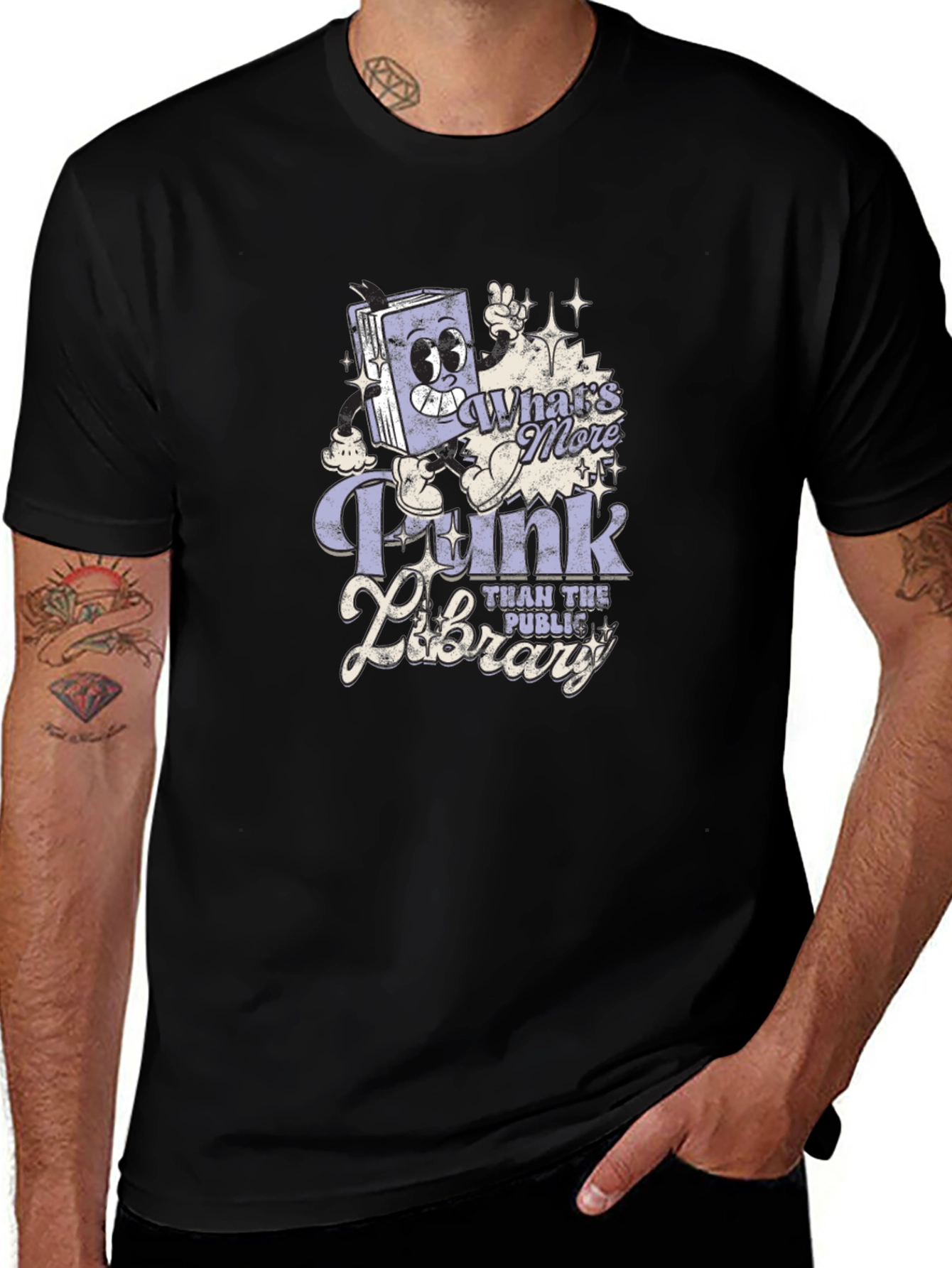Funky Public Library T-Shirt