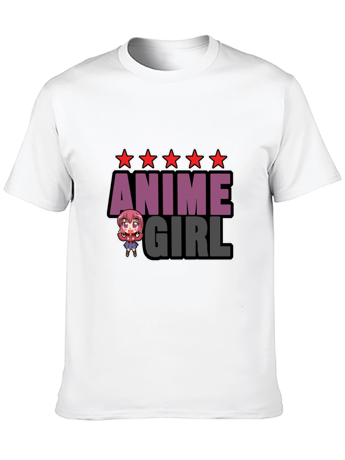 Anime Girl T-Shirt - Casual Style