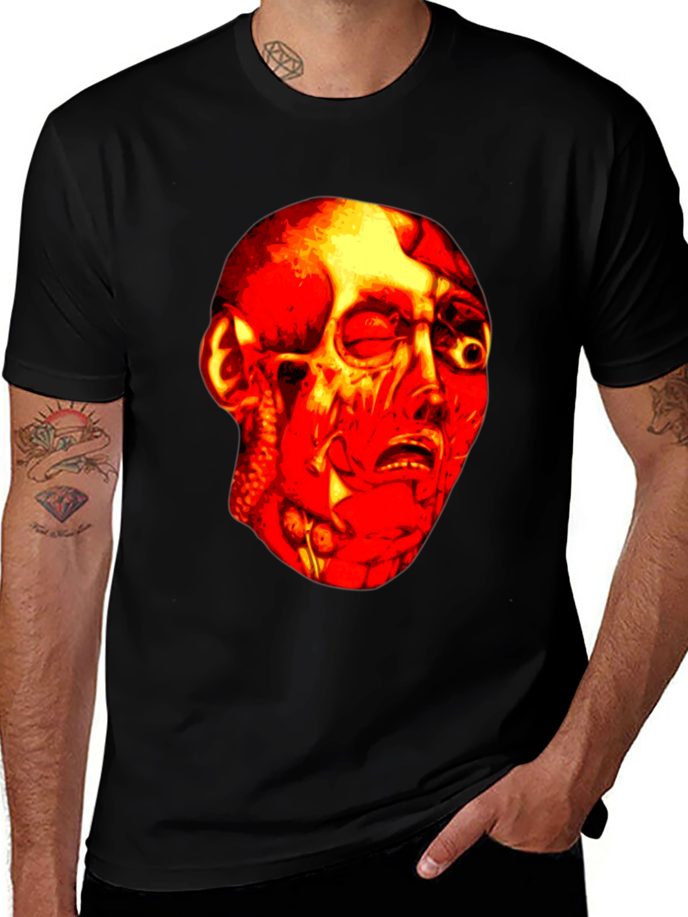 Anatomical Horror Graphic T-Shirt