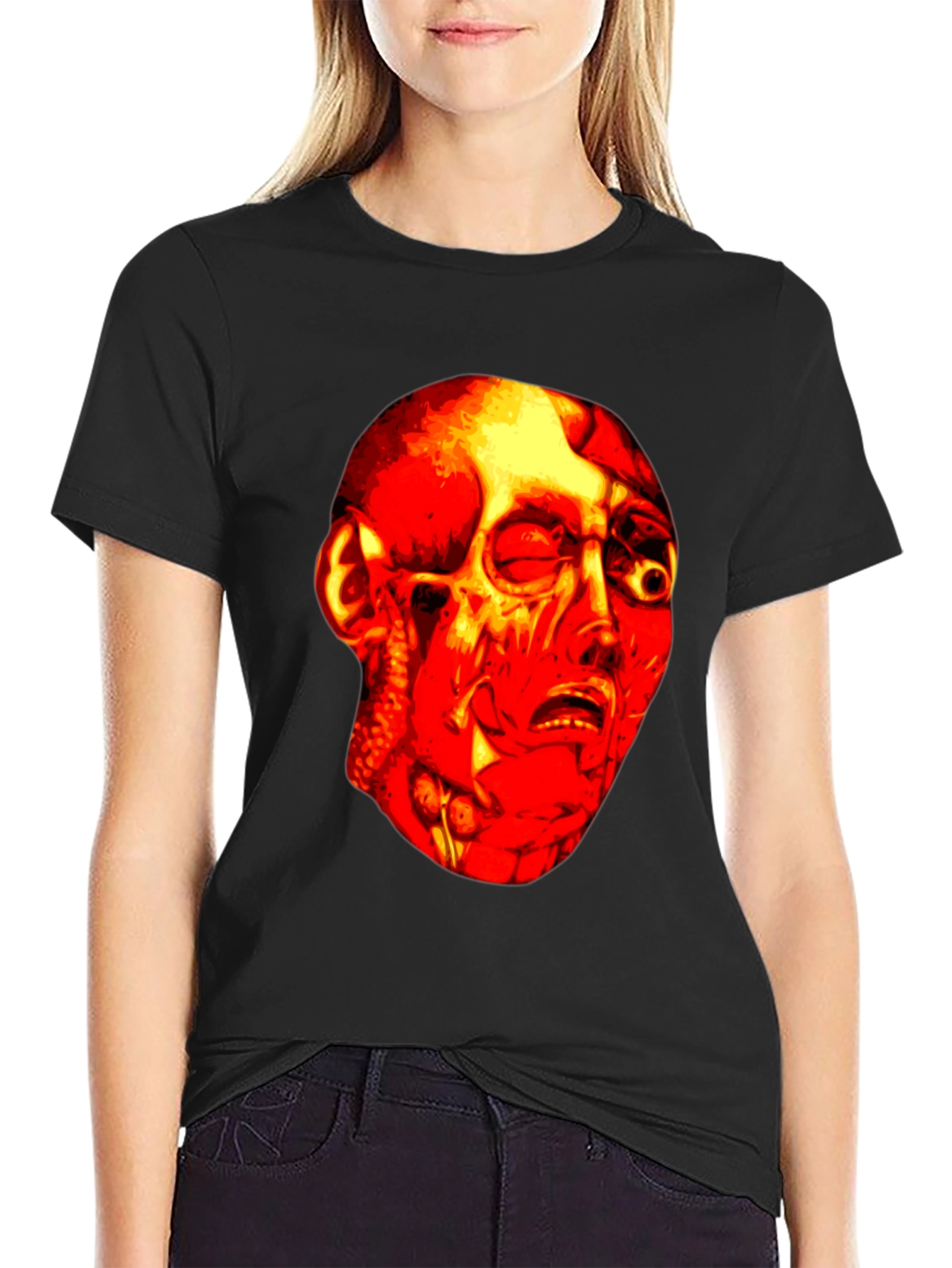 Anatomical Horror Graphic T-Shirt