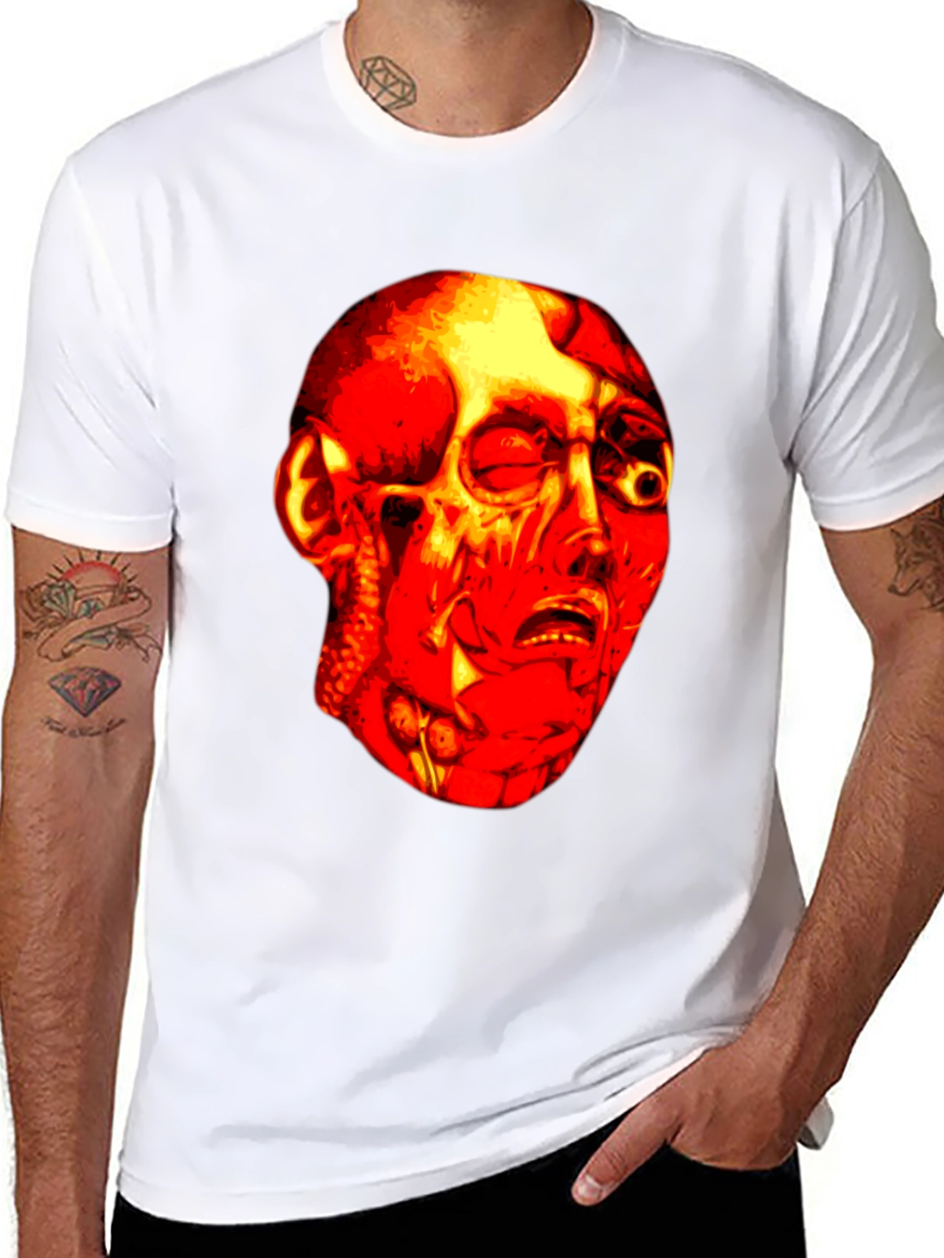 Anatomical Horror Graphic T-Shirt