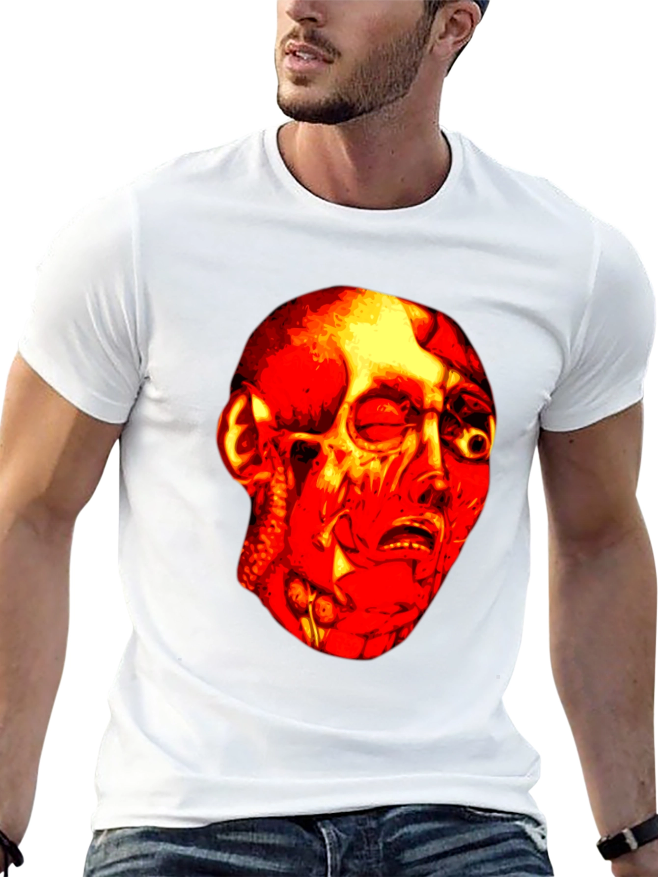 Anatomical Horror Graphic T-Shirt