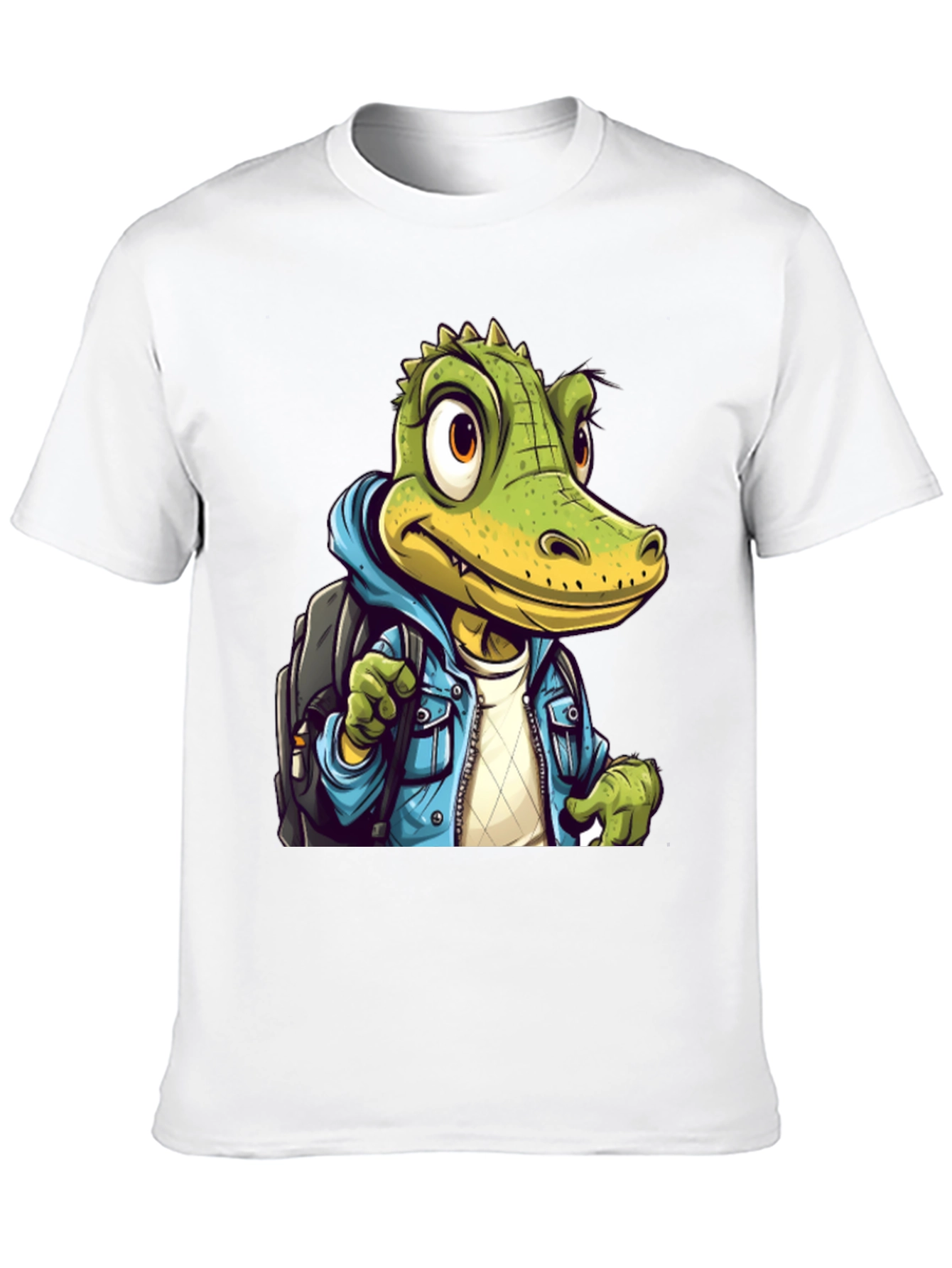 Cool Alligator Backpack T-Shirt
