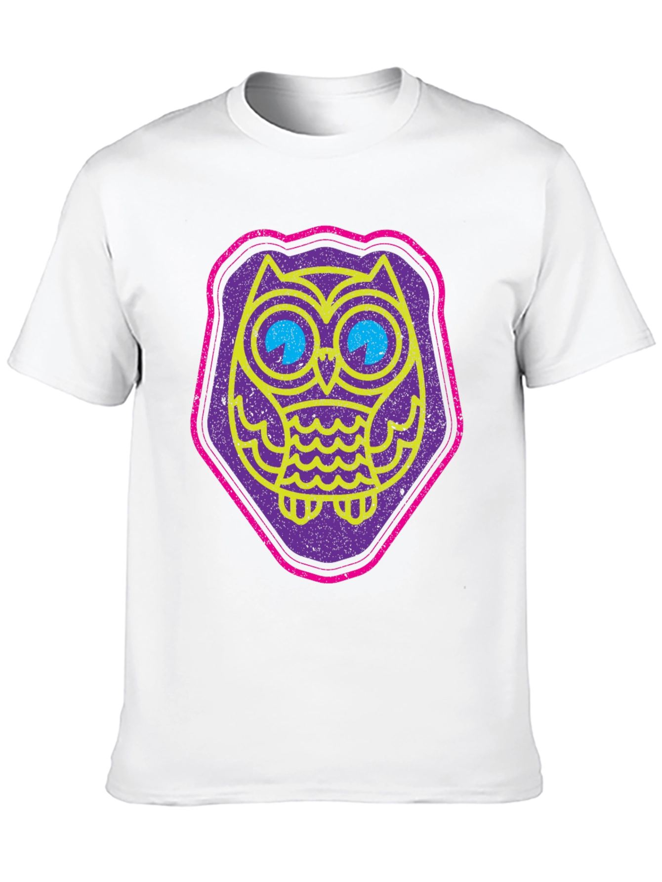 Retro Owl Graphic Tee - Cool Novelty T-Shirt