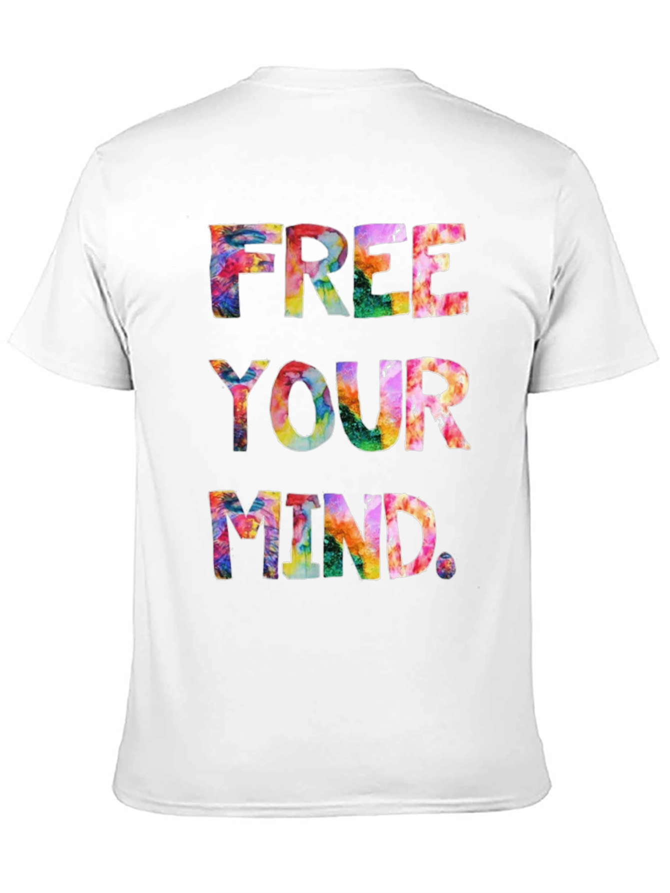 Free Your Mind Tie-Dye Graphic T-Shirt