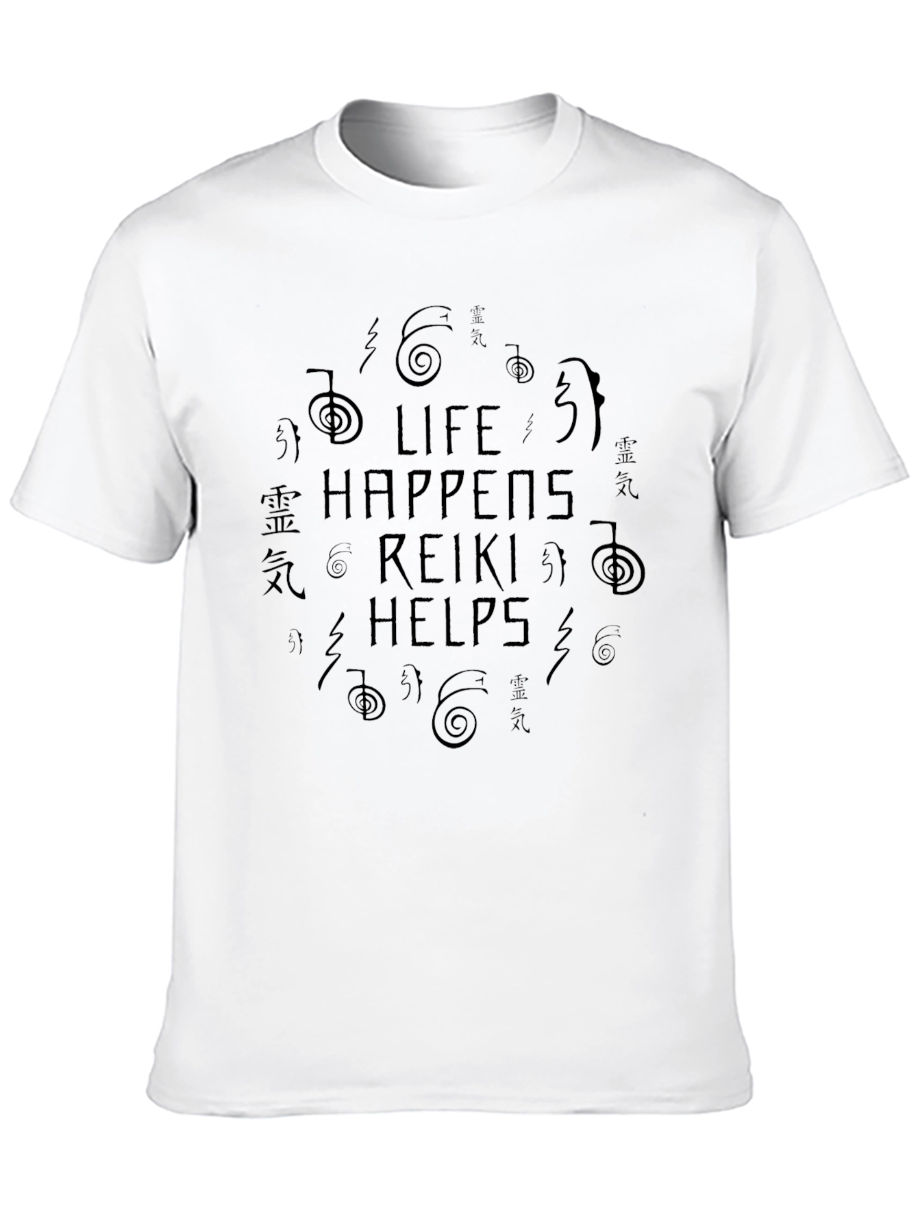 Reiki Life Happens Helps T-Shirt