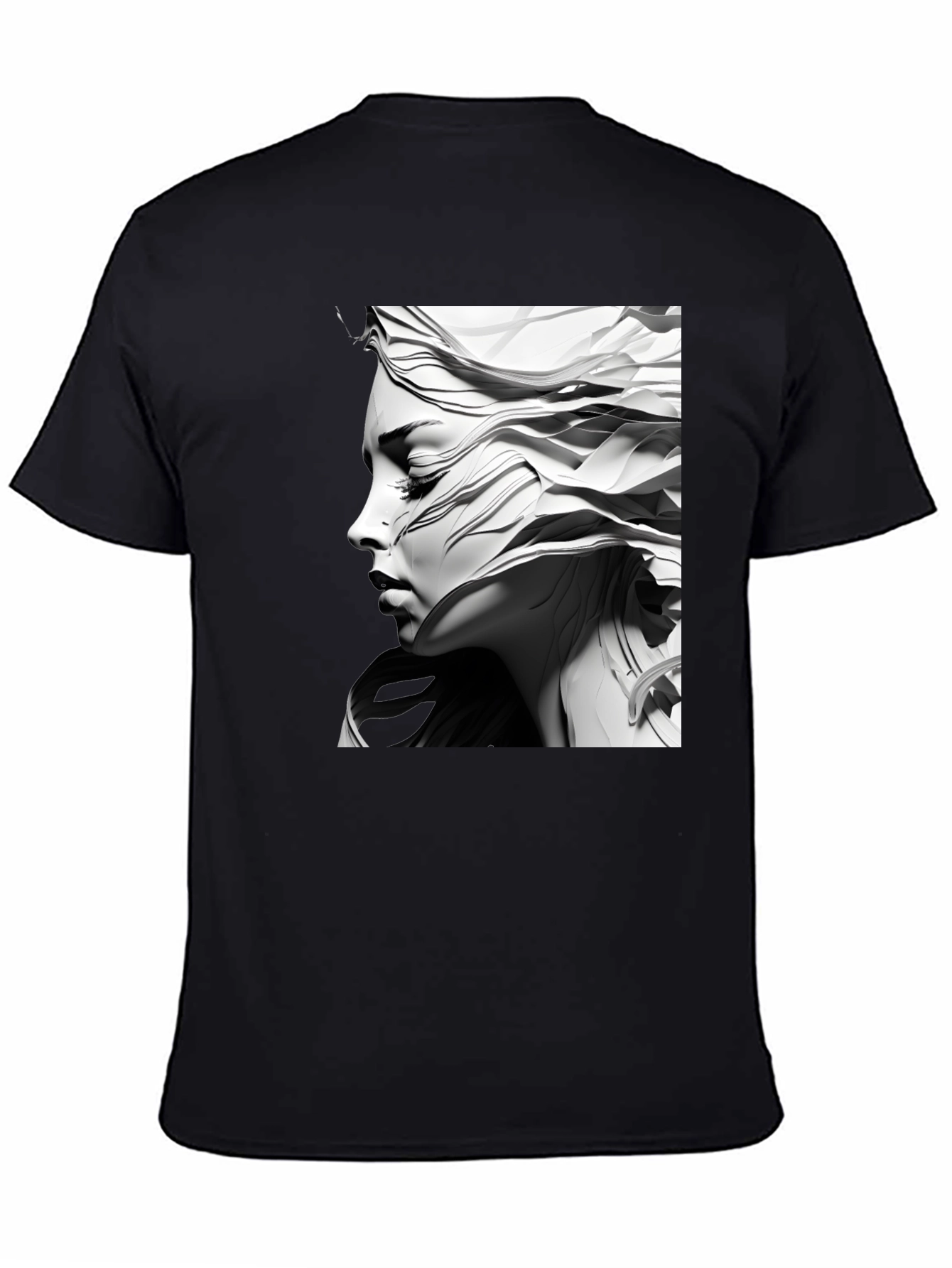 Abstract Woman Graphic Tee - Modern Art T-Shirt