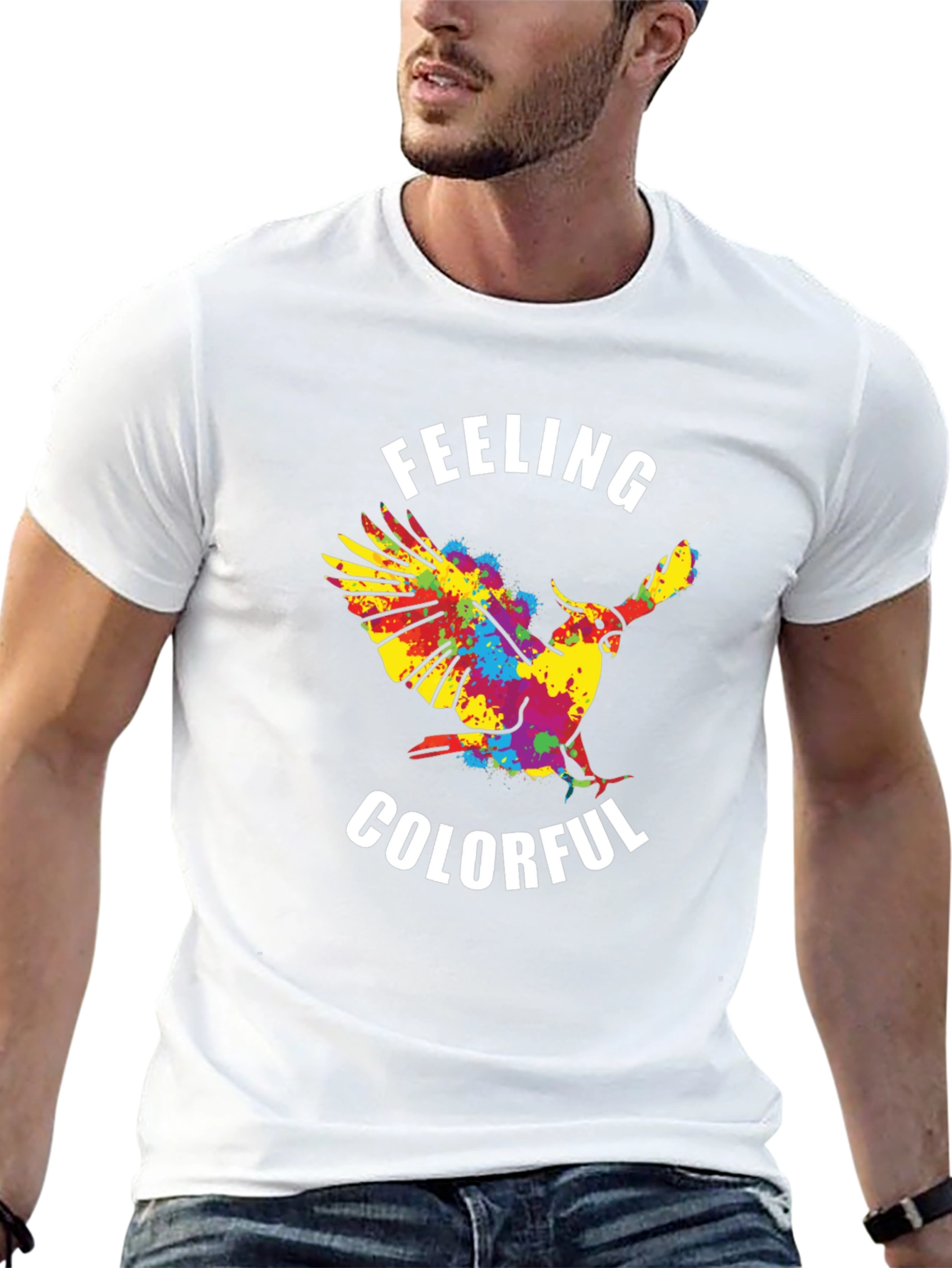 Feeling Colorful Parrot T-Shirt
