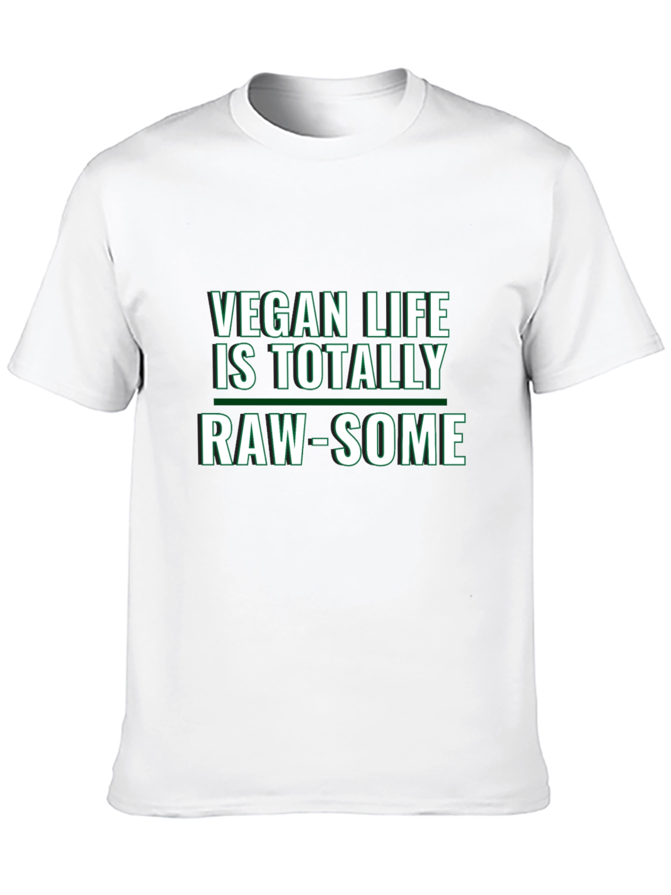Vegan Life Raw-Some Graphic Tee