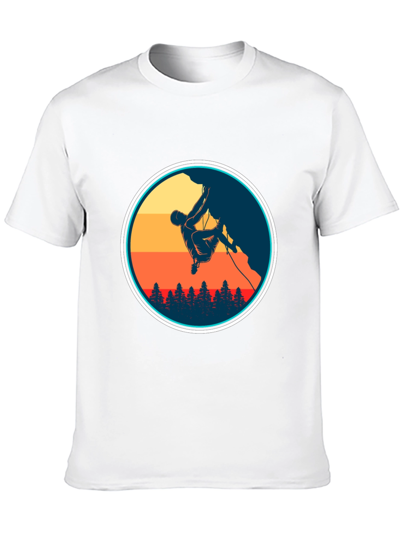 Climbing Silhouette Graphic Tee - Adventure Ready!