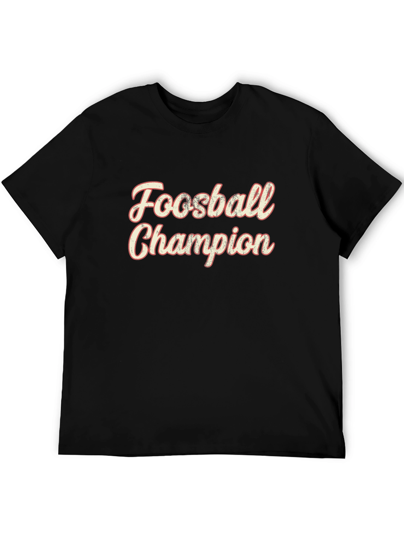 Foosball Champion T-Shirt - Black