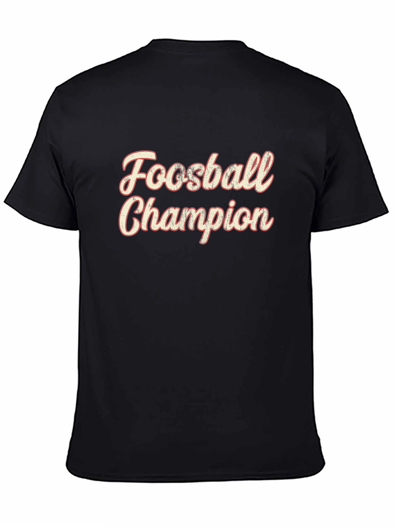 Foosball Champion T-Shirt - Black
