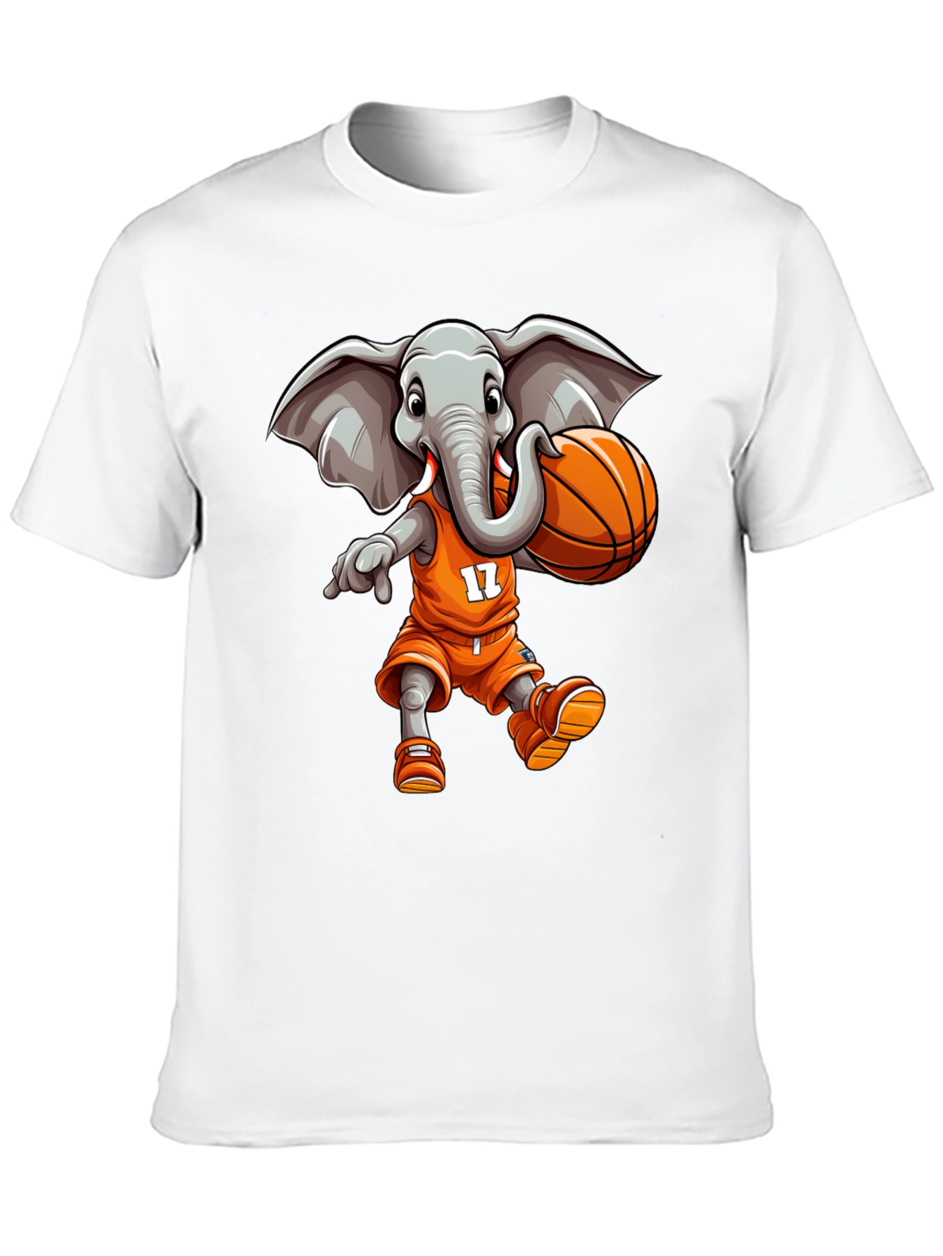 Elephant Basketball Player T-Shirt