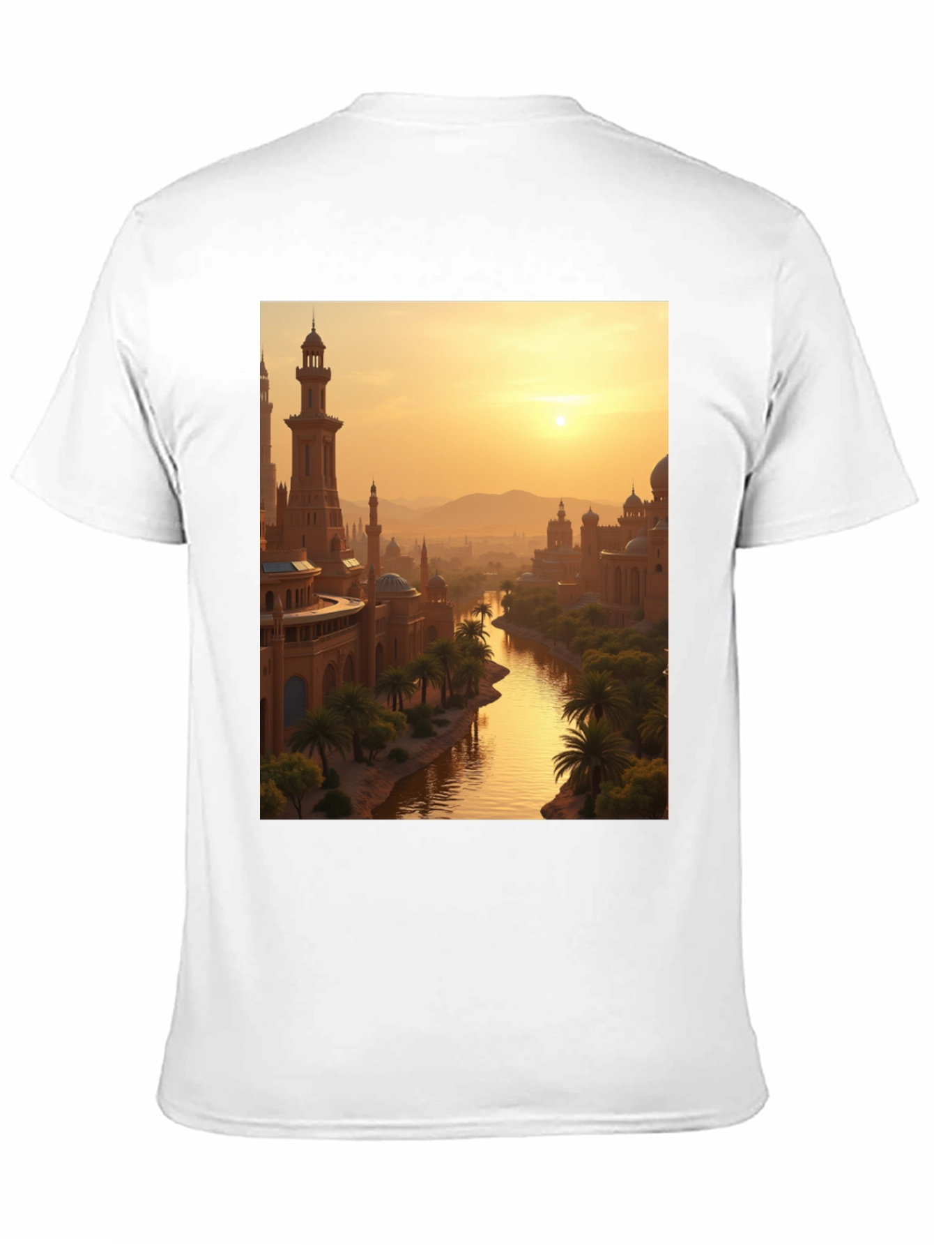 Exotic Cityscape Graphic Tee