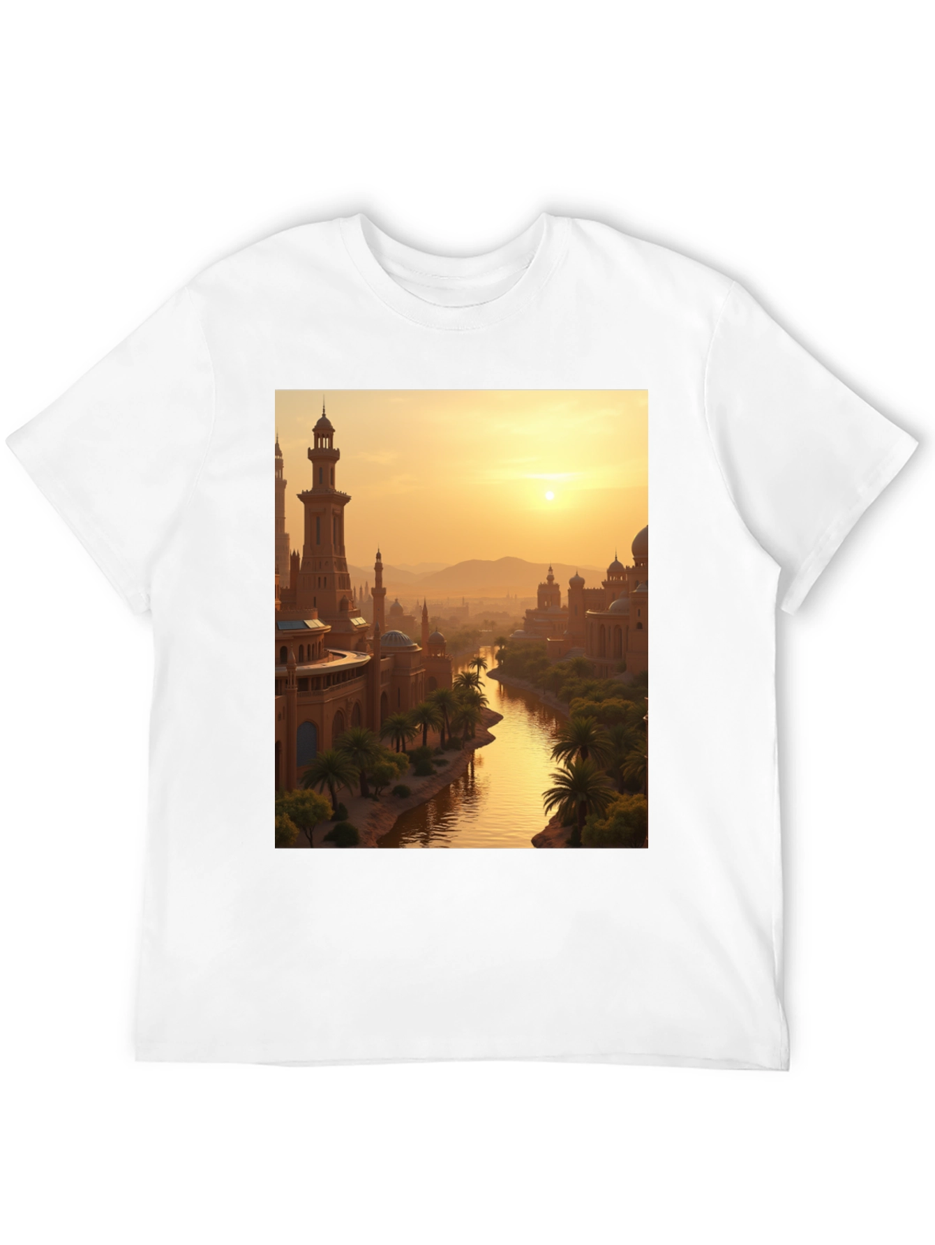 Exotic Cityscape Graphic Tee