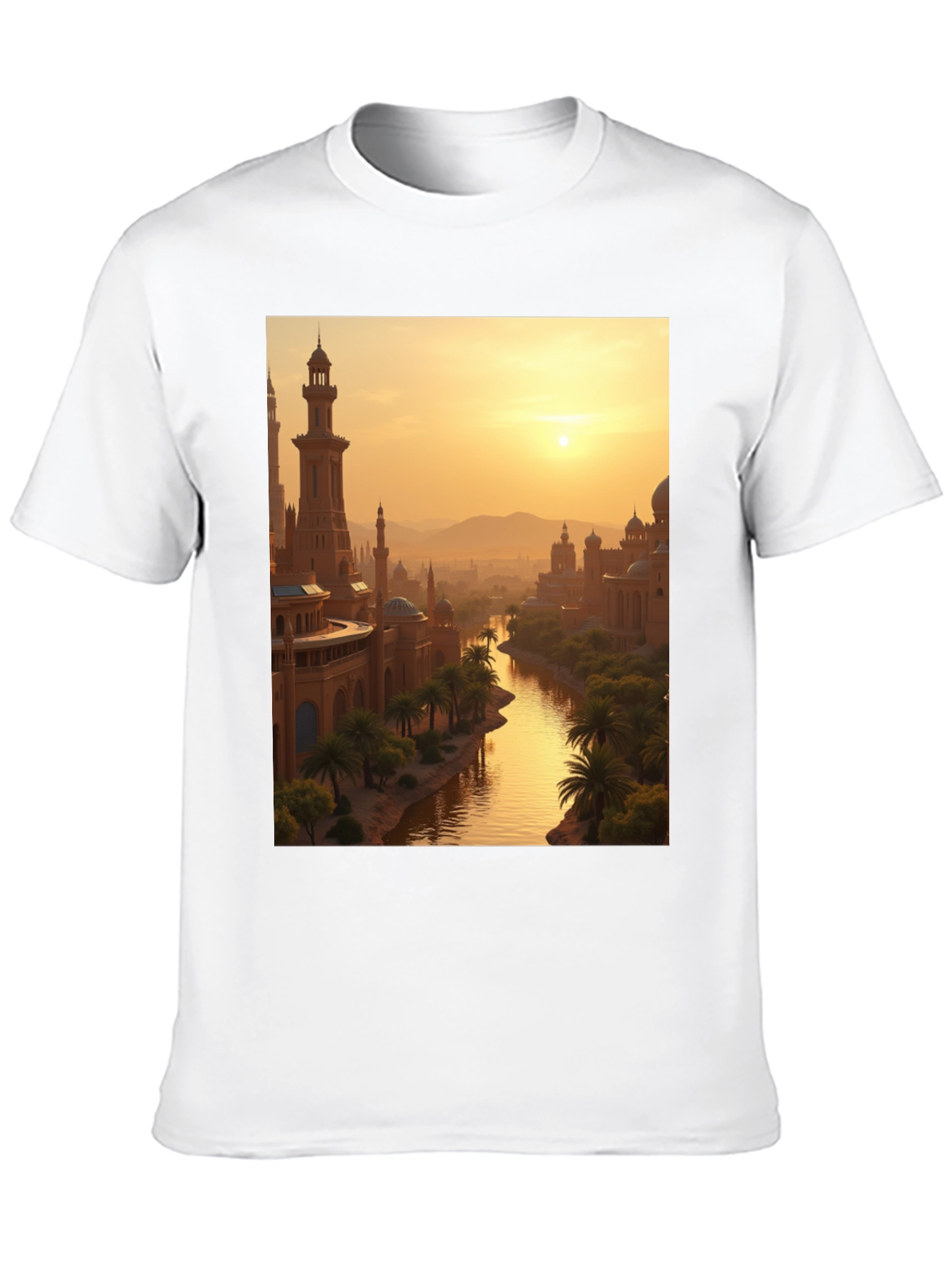 Exotic Cityscape Graphic Tee