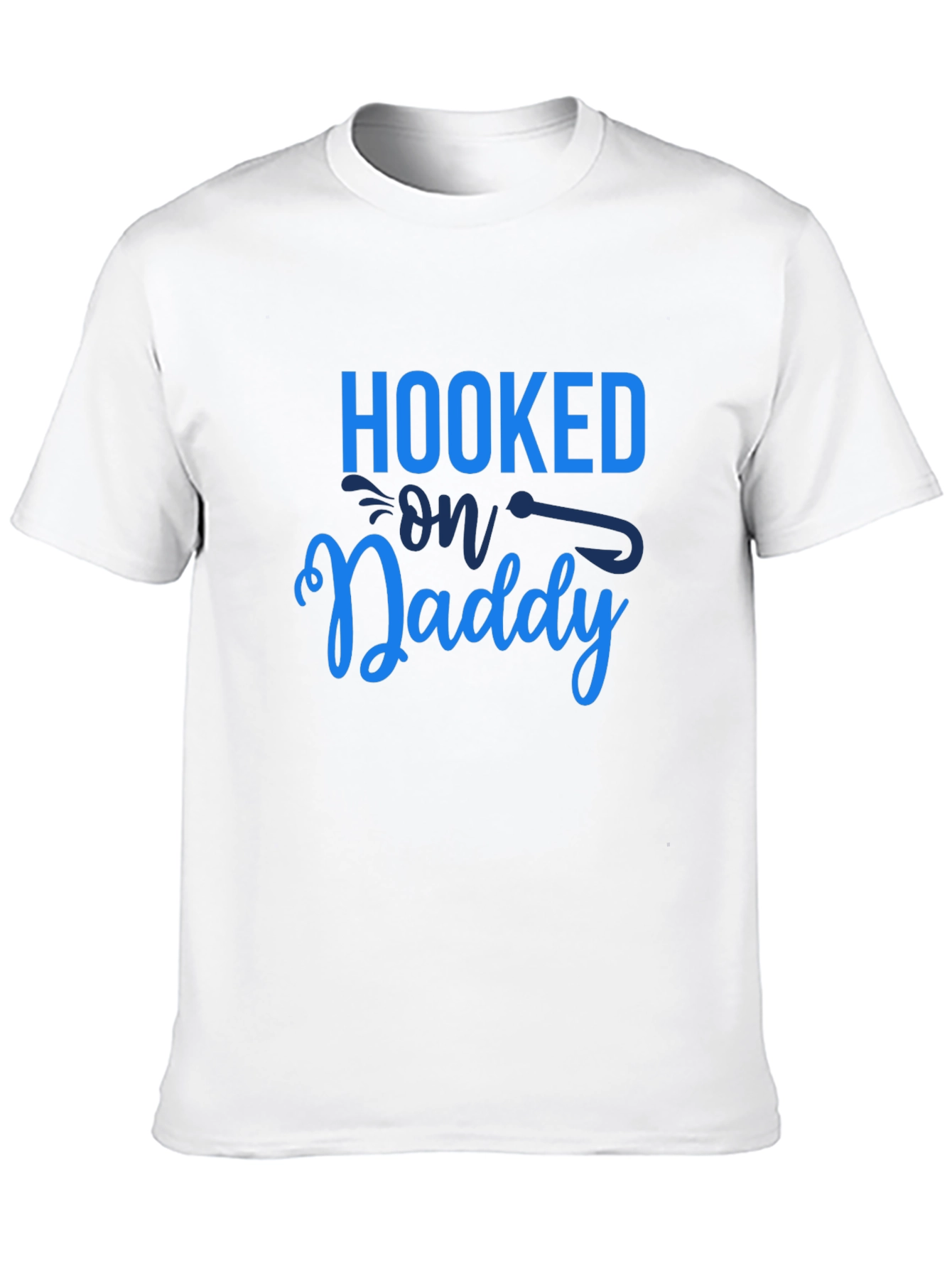 Hooked on Daddy T-Shirt - Fishing Fathers Day Tee