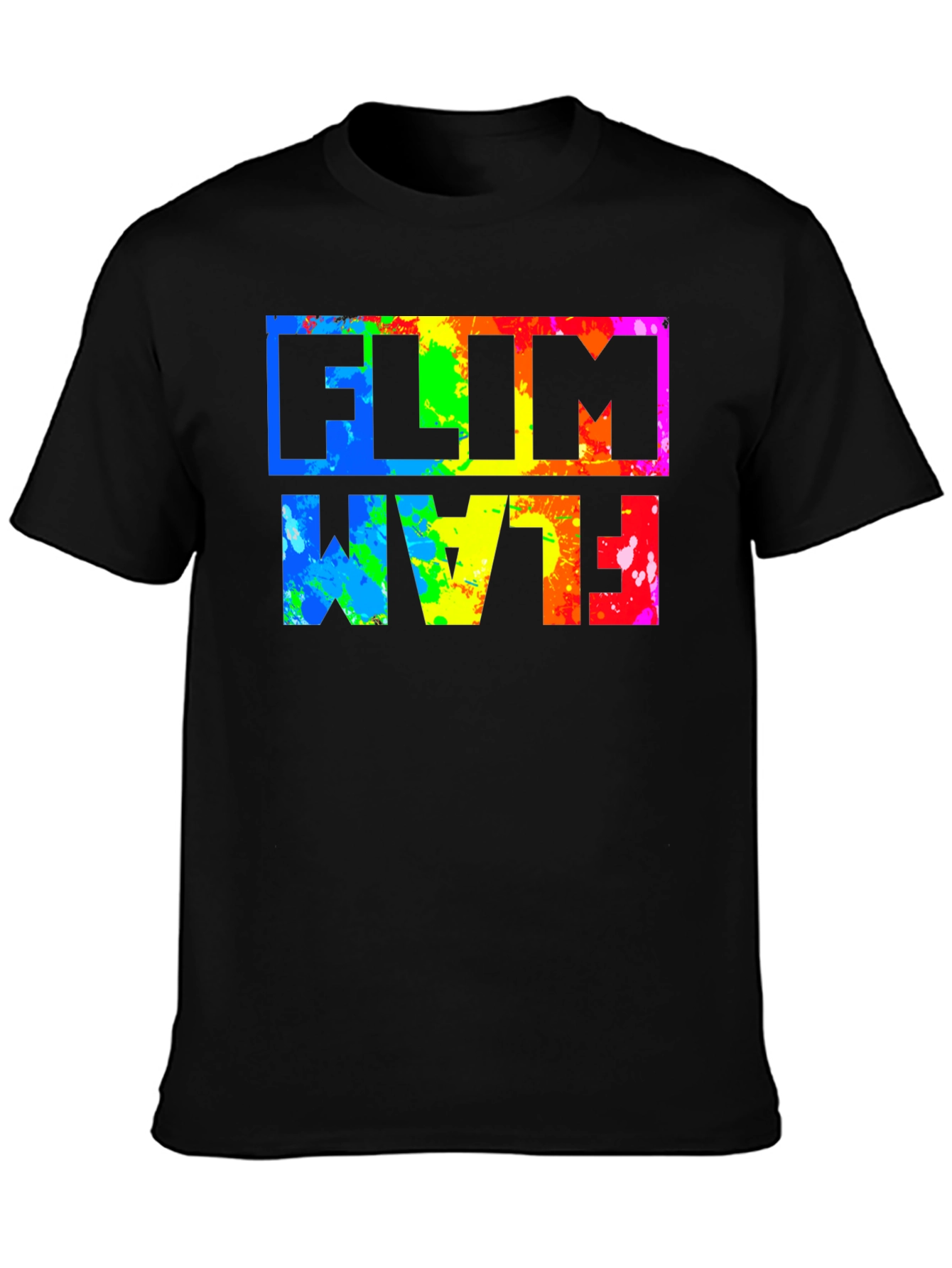 Flim Flam Rainbow Graphic T-Shirt
