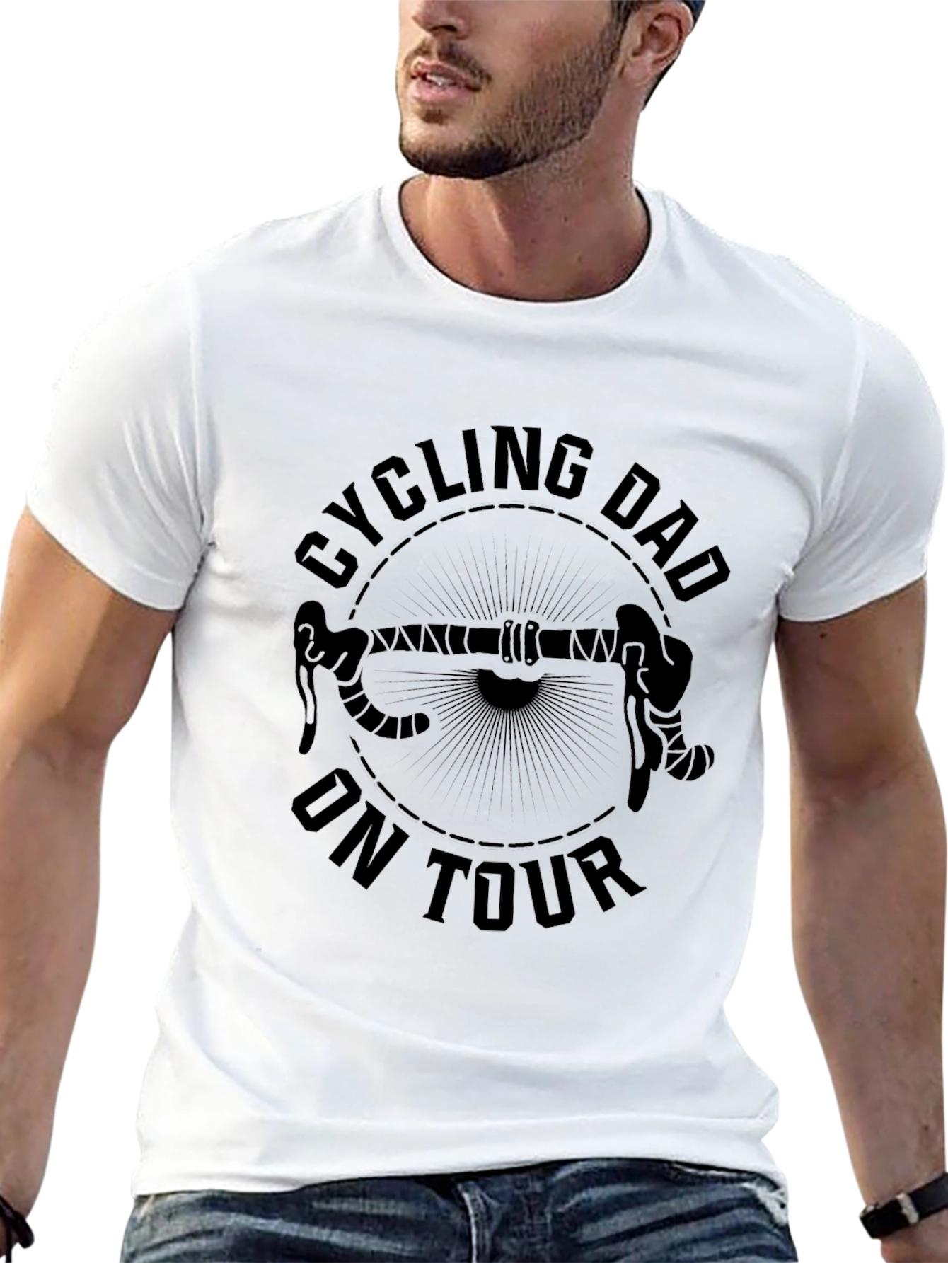 Cycling Dad On Tour T-Shirt