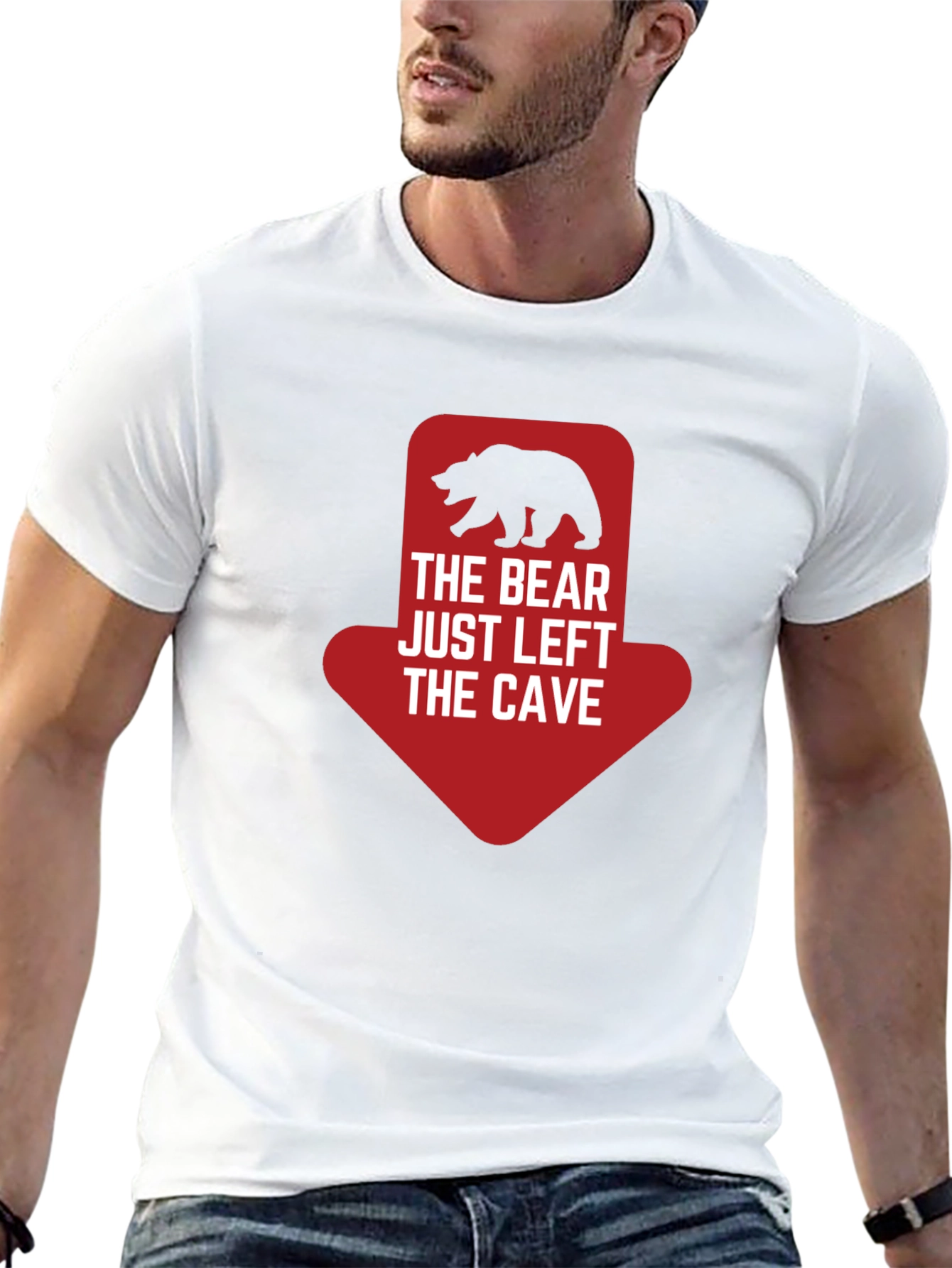 Bear Left the Cave Graphic Tee