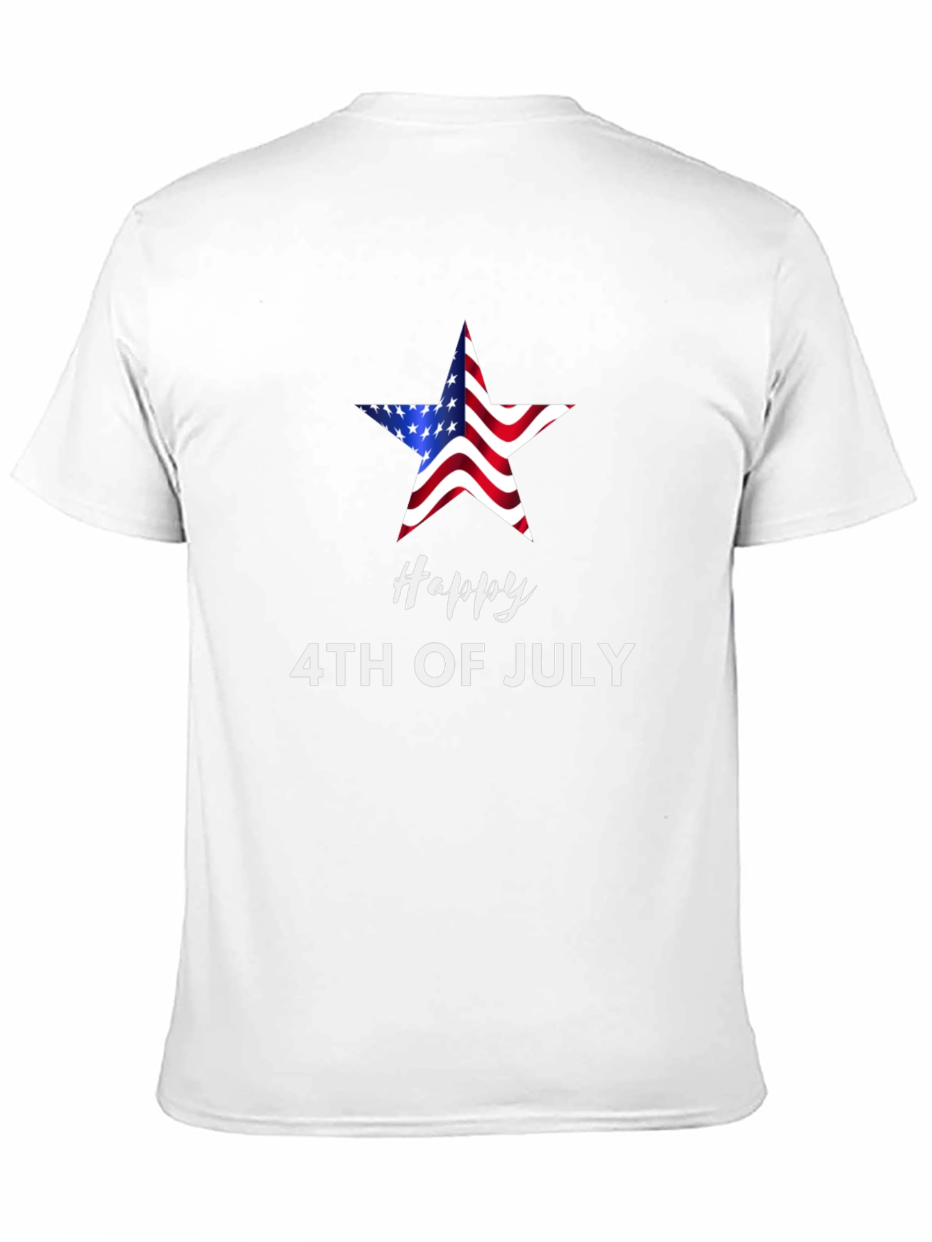 Happy 4th of July Star Graphic T-Shirt