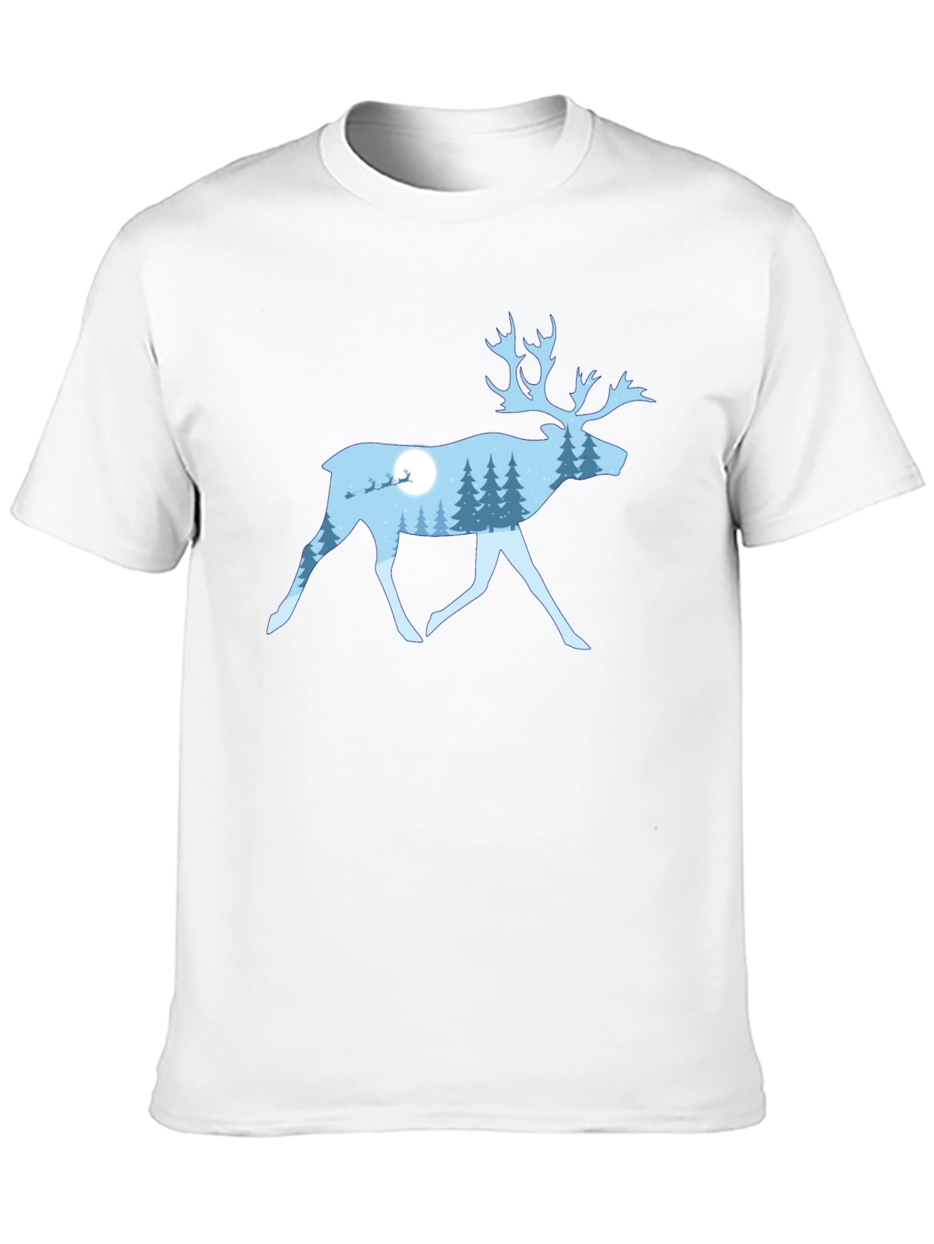 Winter Reindeer T-Shirt - Holiday Graphic Tee