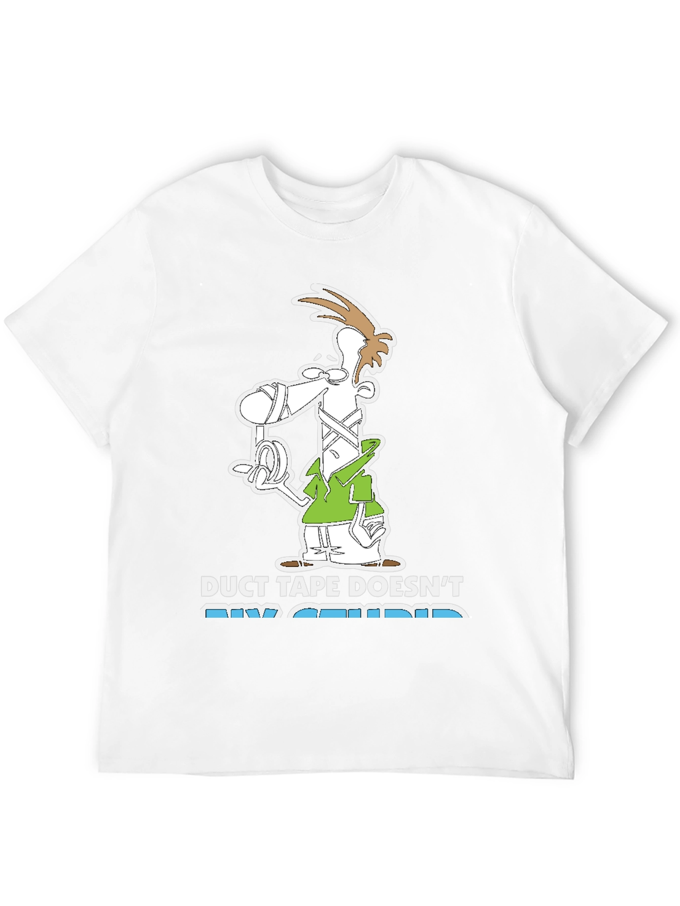 Funny Duct Tape Fixes Stupid Humor Graphic Tee