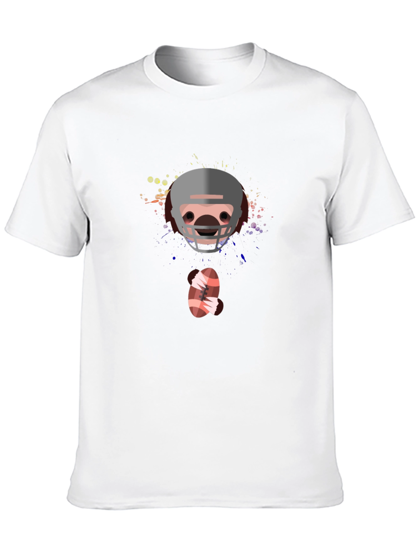 Football Helmet Graphic T-Shirt