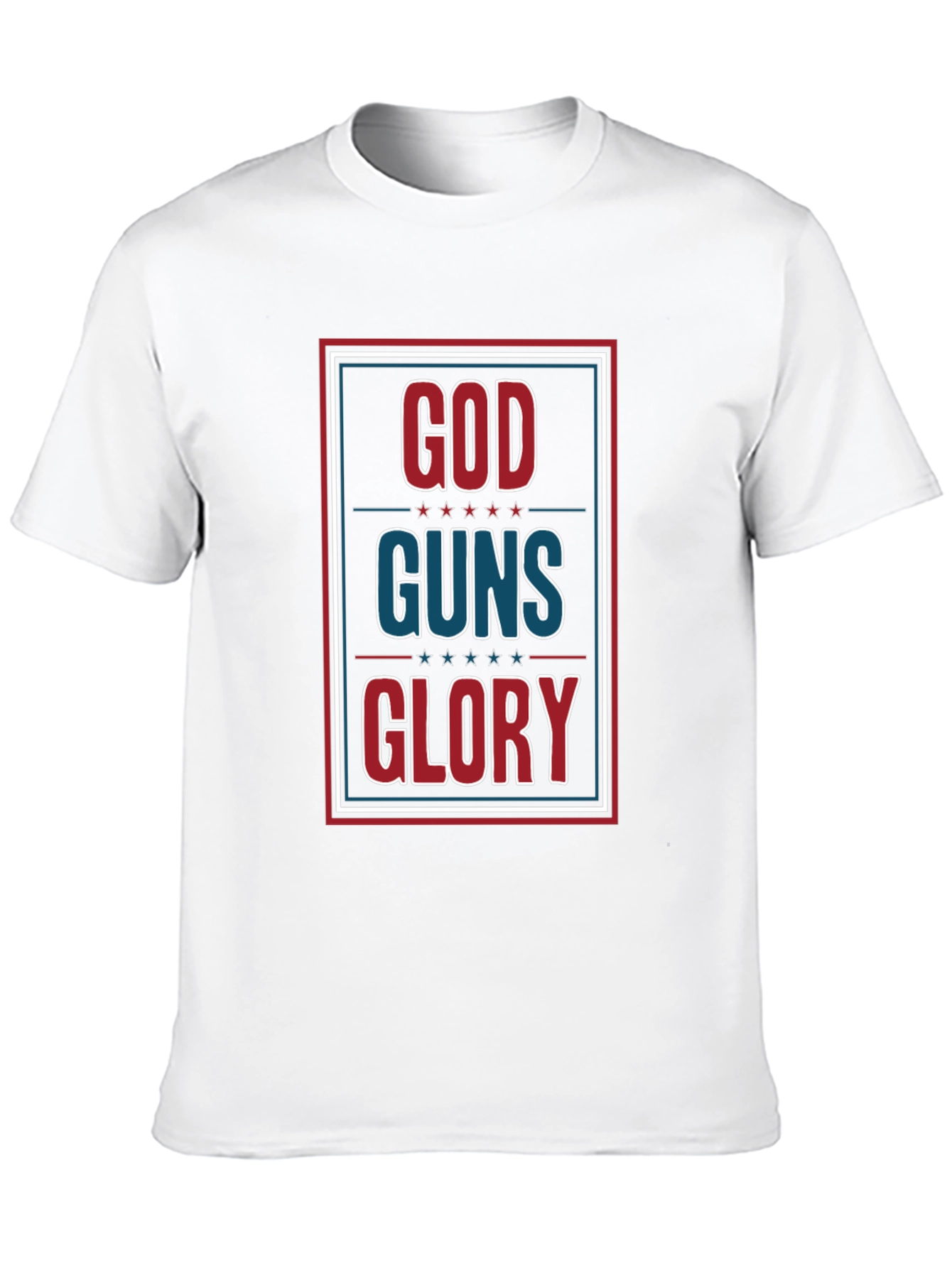 God Guns Glory Patriotic Graphic Tee
