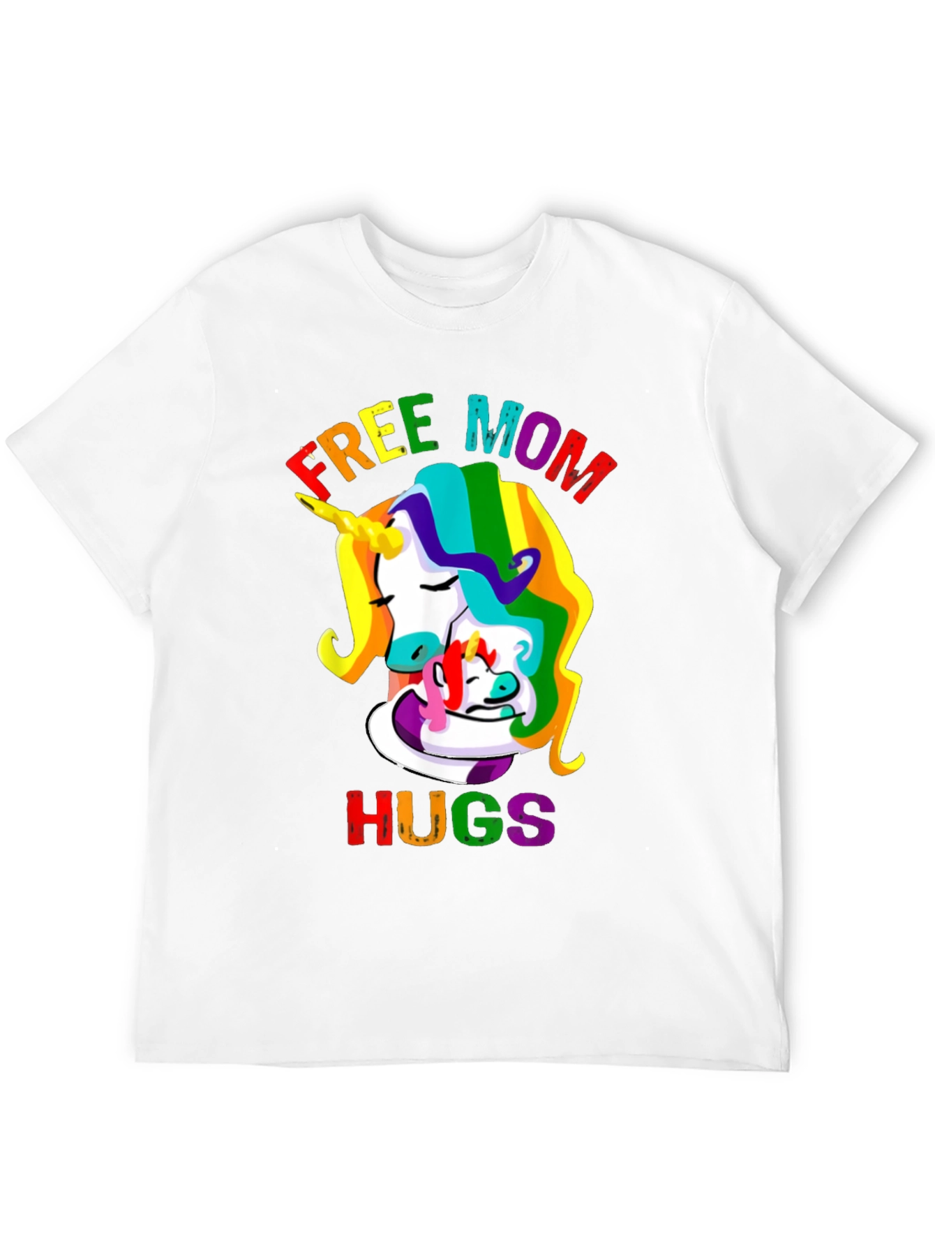 Free Mom Hugs Unicorn T-Shirt