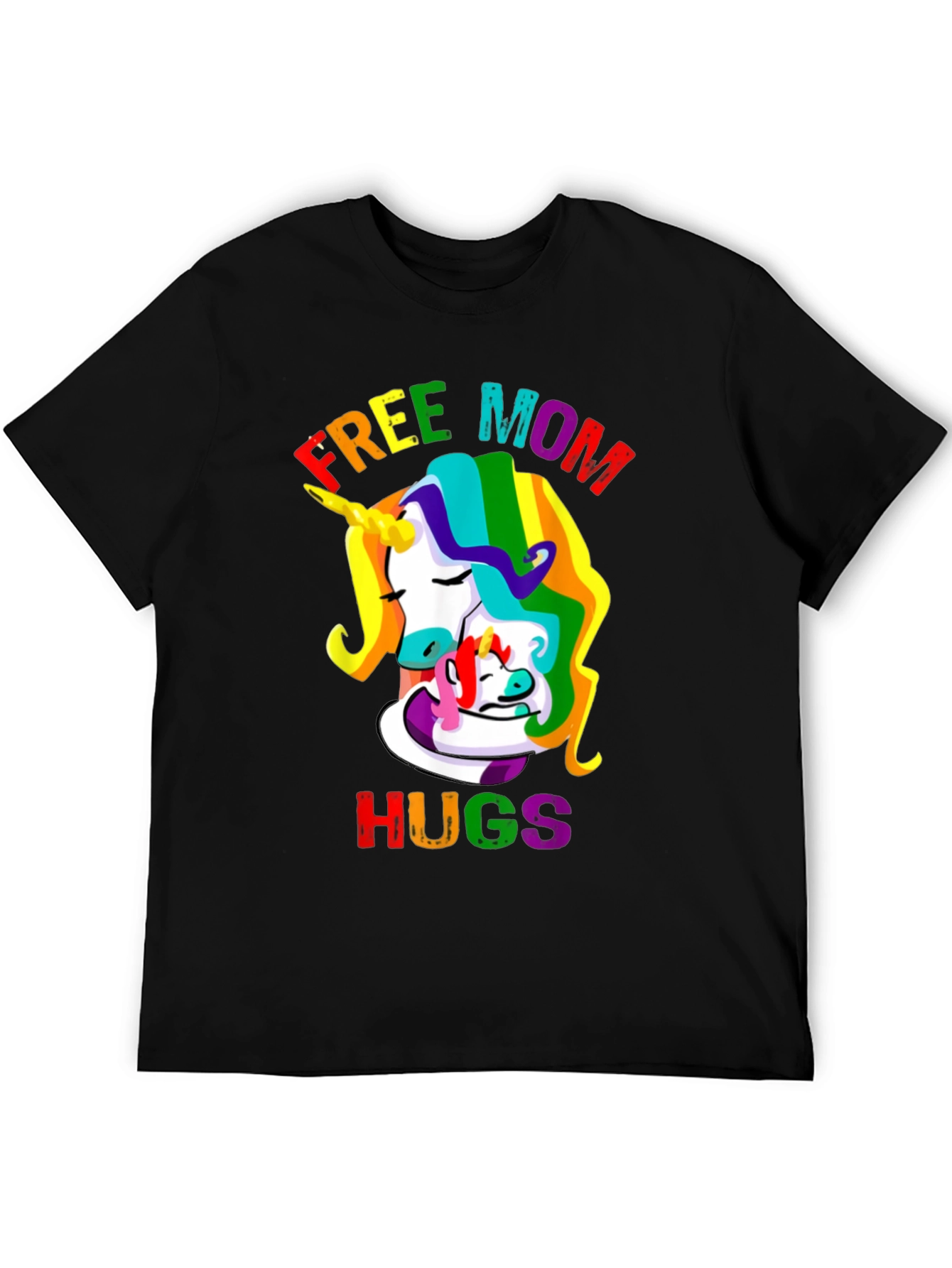 Free Mom Hugs Unicorn T-Shirt