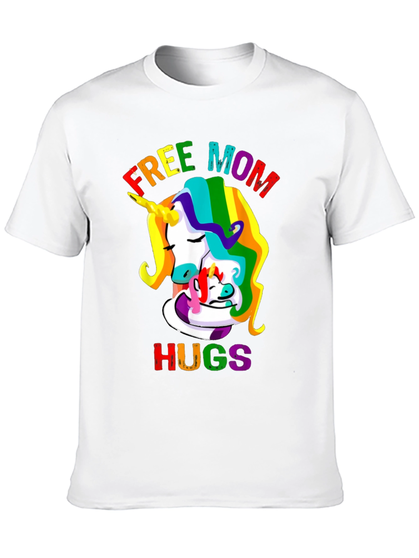Free Mom Hugs Unicorn T-Shirt