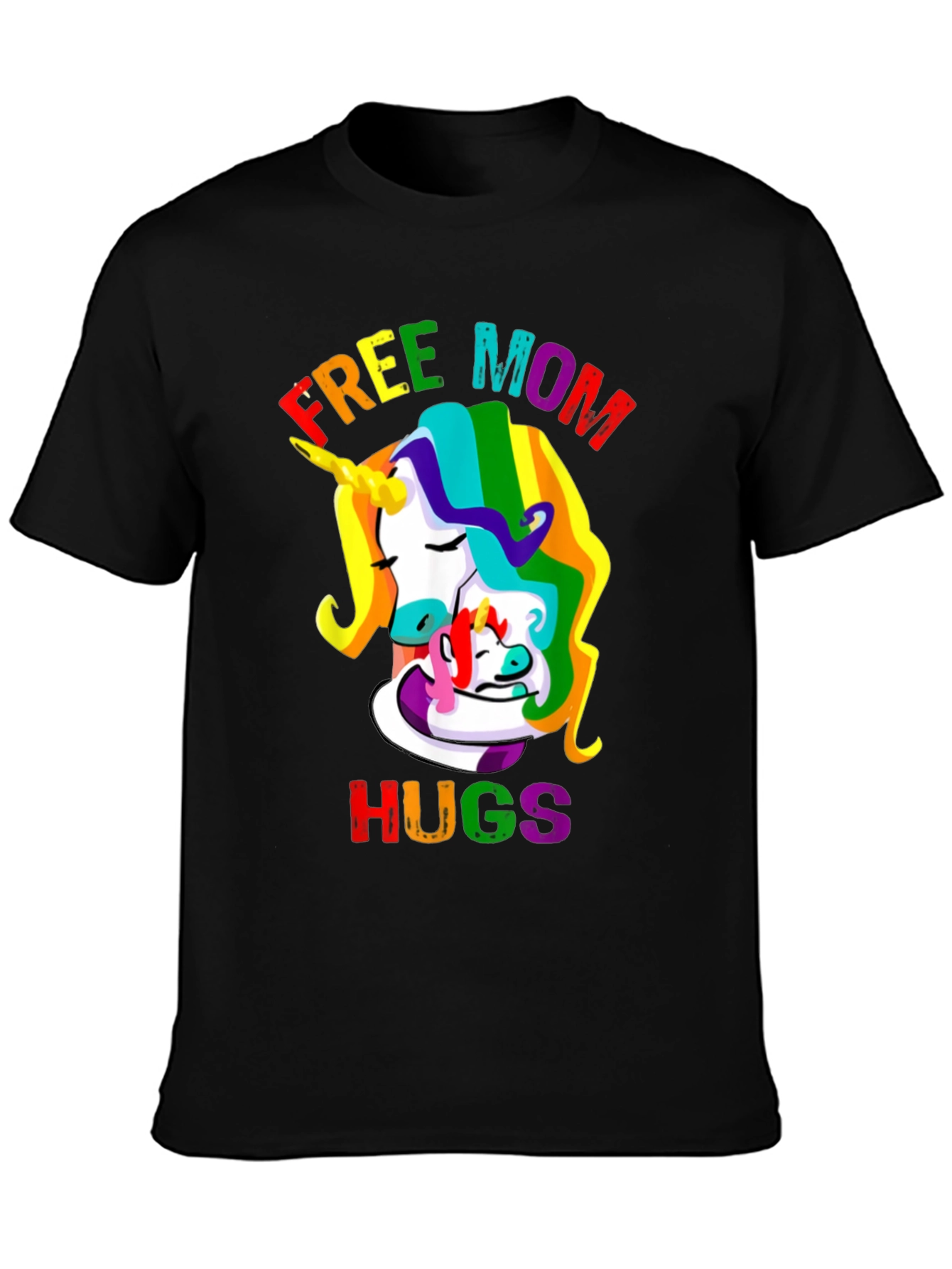 Free Mom Hugs Unicorn T-Shirt