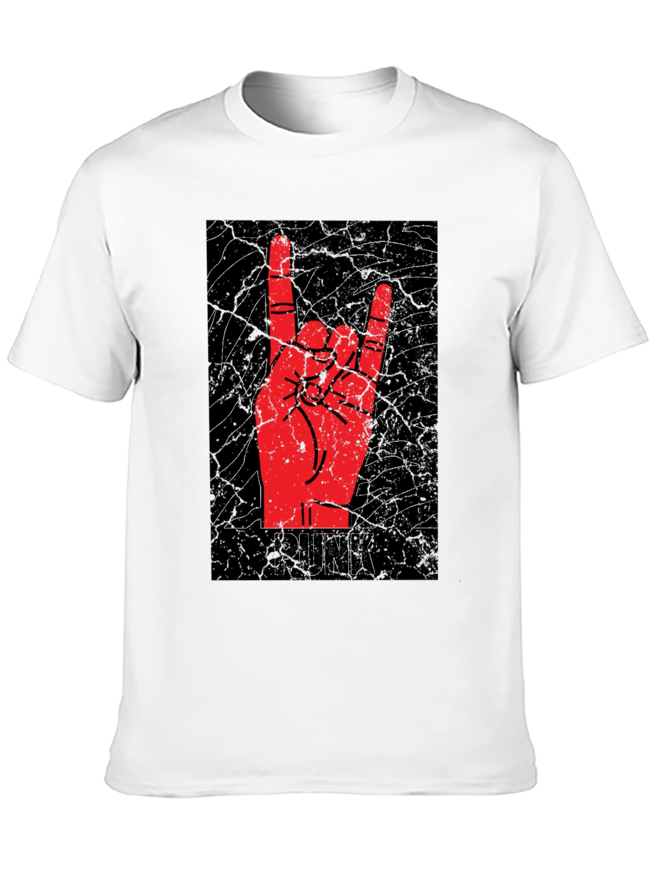 Punk Rock Hand Gesture Graphic Tee
